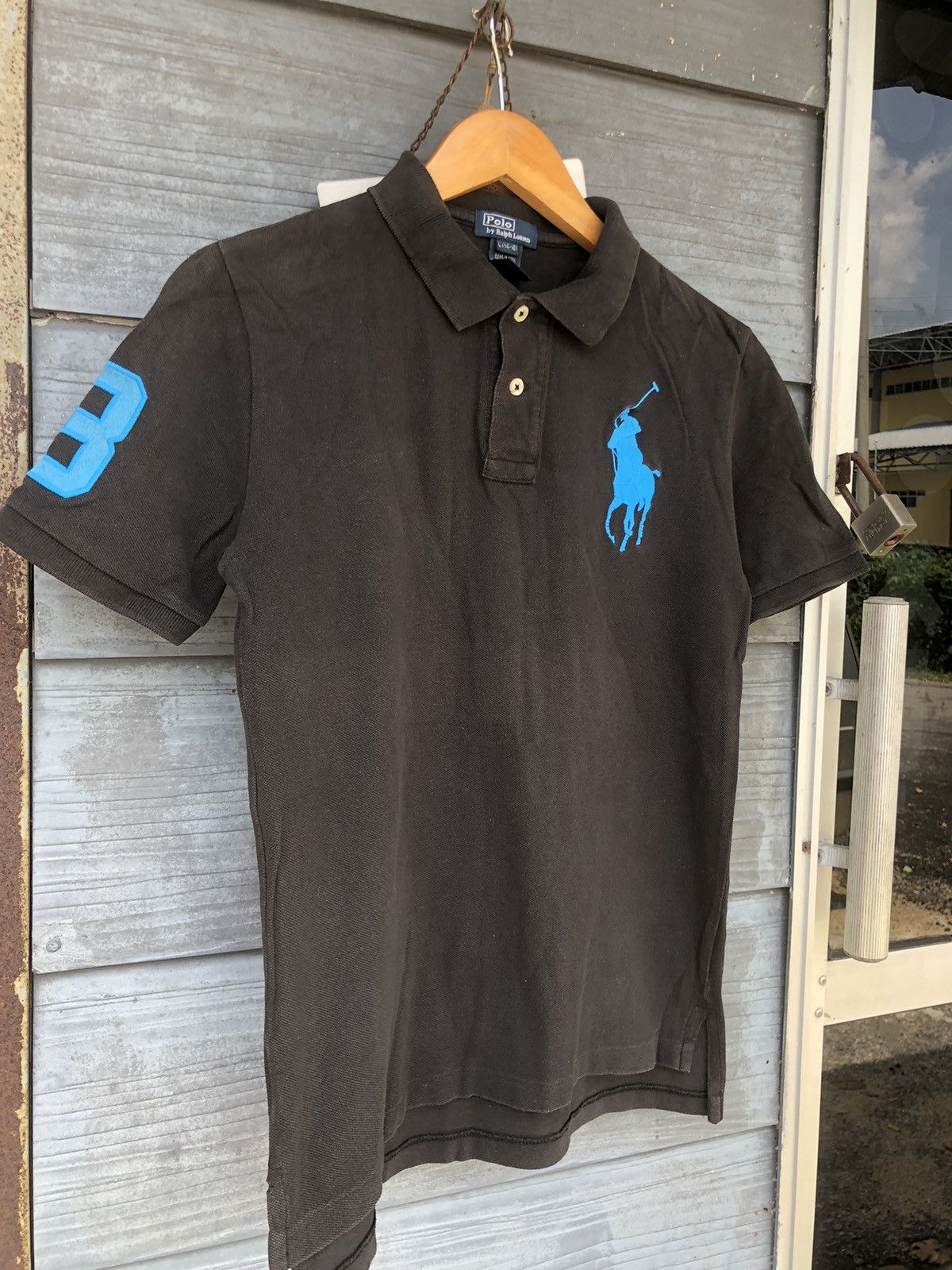 Polo Ralph Lauren Vintage Polo by Ralph Lauren Big Pony #3 Polo Tshirt Size US S / EU 44-46 / 1 - 2 Thumbnail