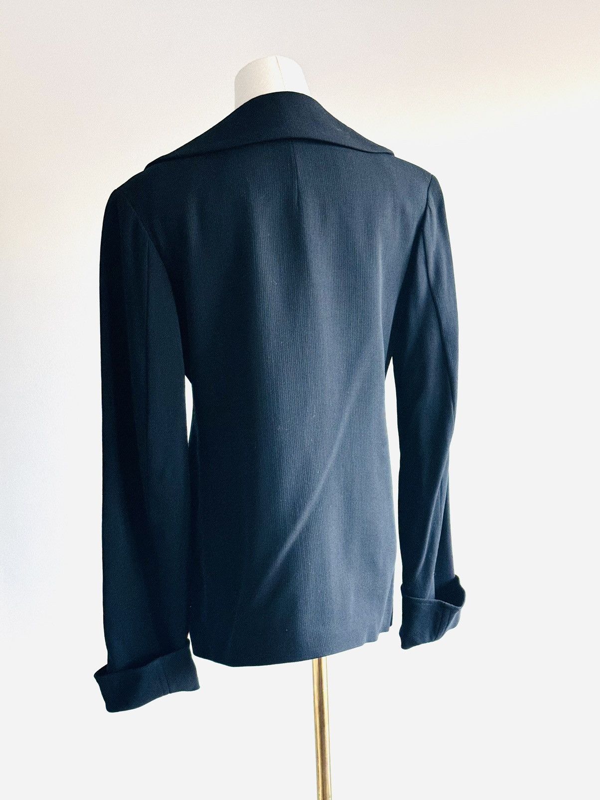 Yohji Yamamoto Y’s Yamamoto by Yohji Yamamoto black blazer sz L vintage Size L / US 10 / IT 46 - 2 Thumbnail
