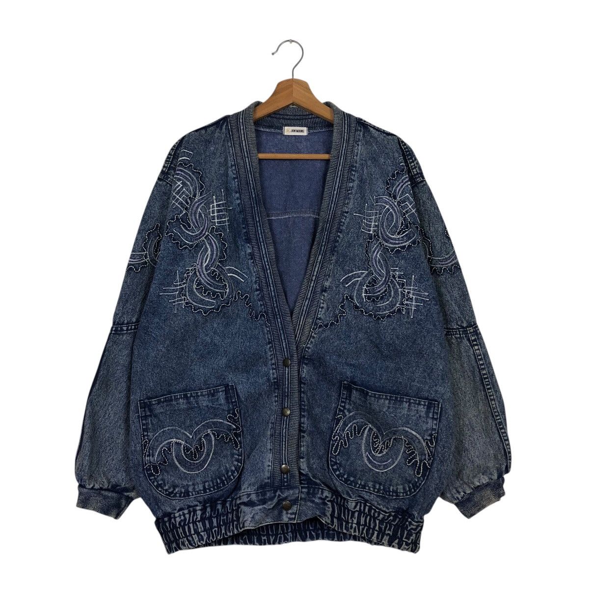 Japanese Brand 📌Vtg Denim Indigo Worker Jacket Jokwang Issey Miyake Size US M / EU 48-50 / 2 - 2 Thumbnail