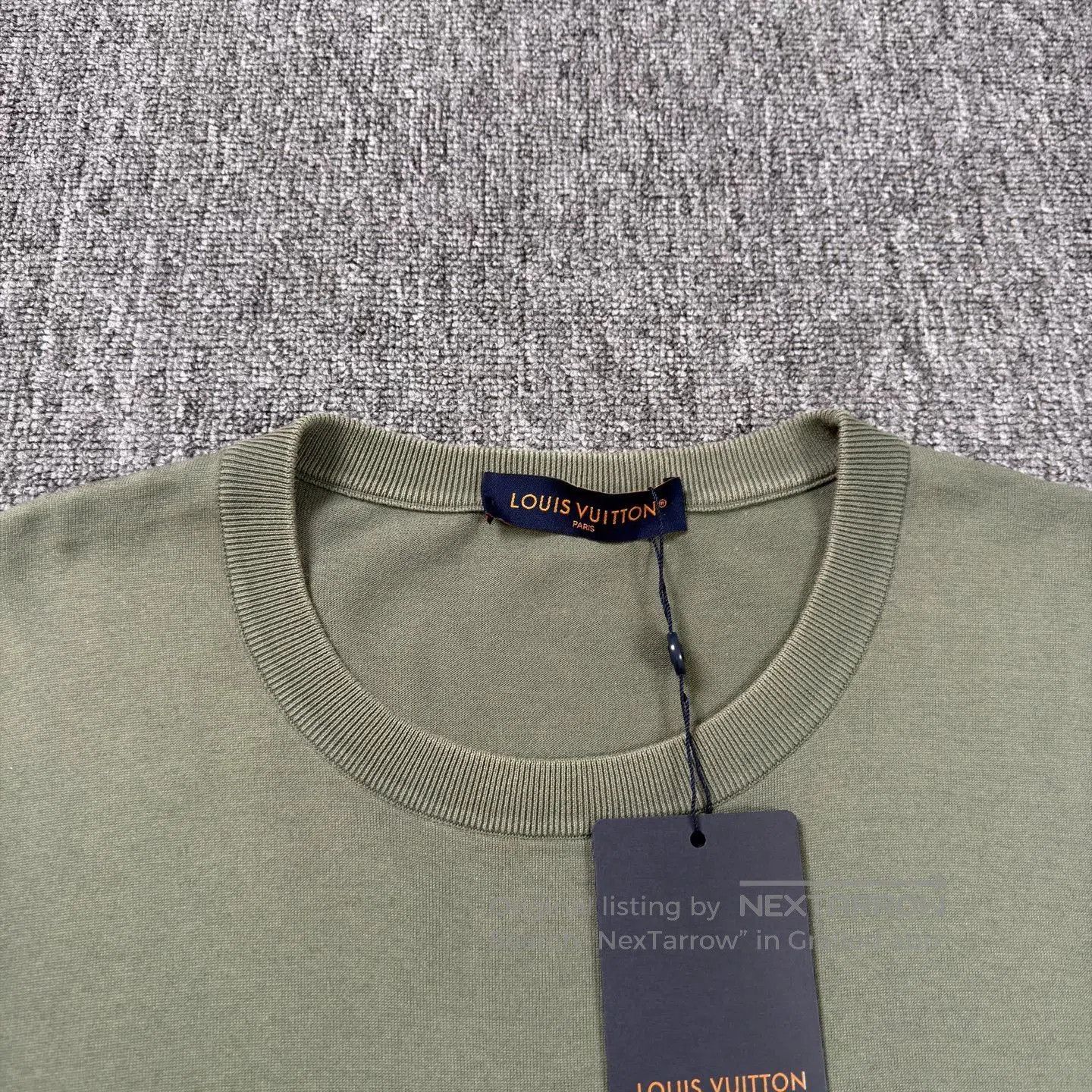 Louis Vuitton LV 2025 Green Cuffed Knit Short Sleeve. Size US XL / EU 56 / 4 - 3 Thumbnail