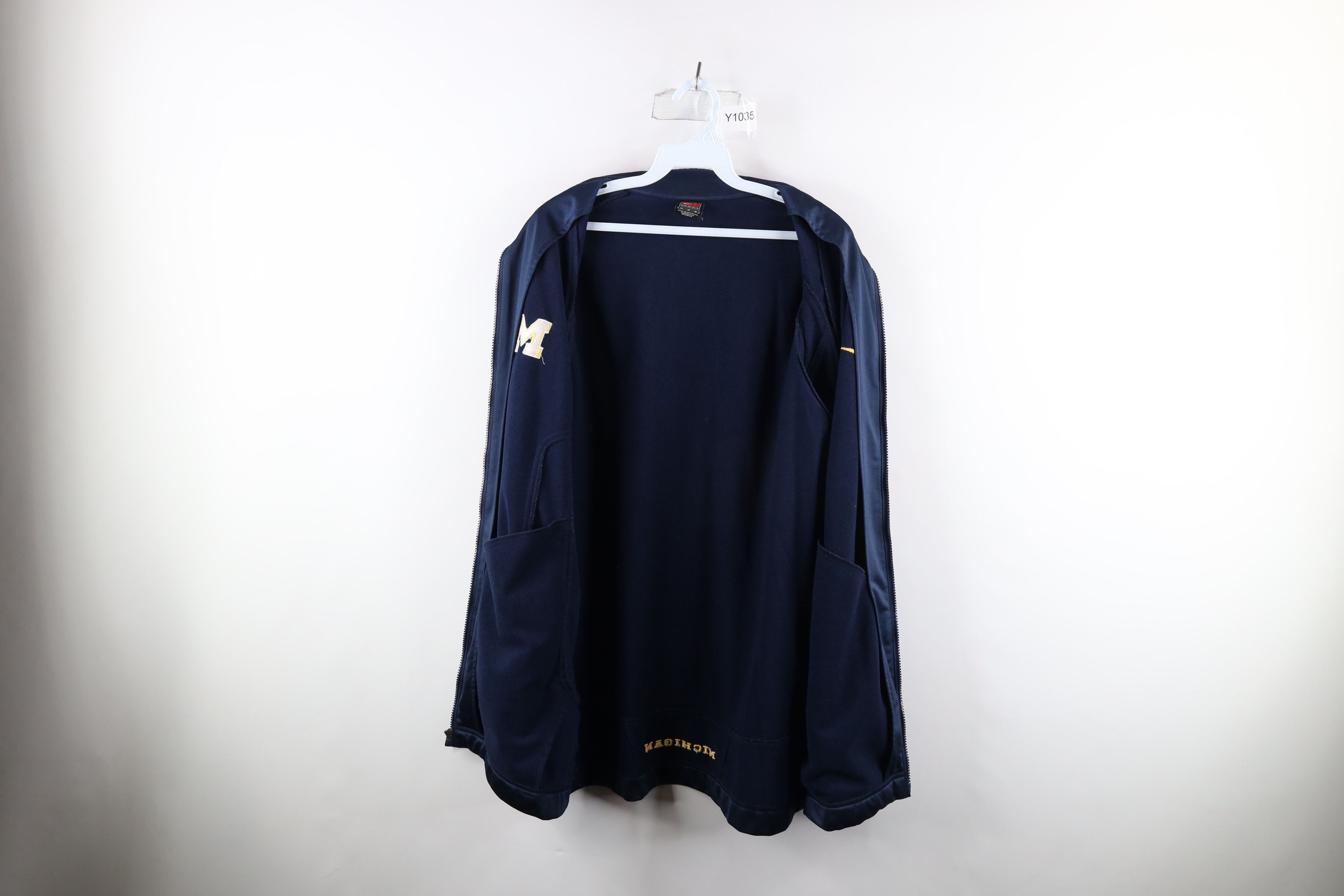 Vintage Nike University of Michigan Football Full Zip Jacket
