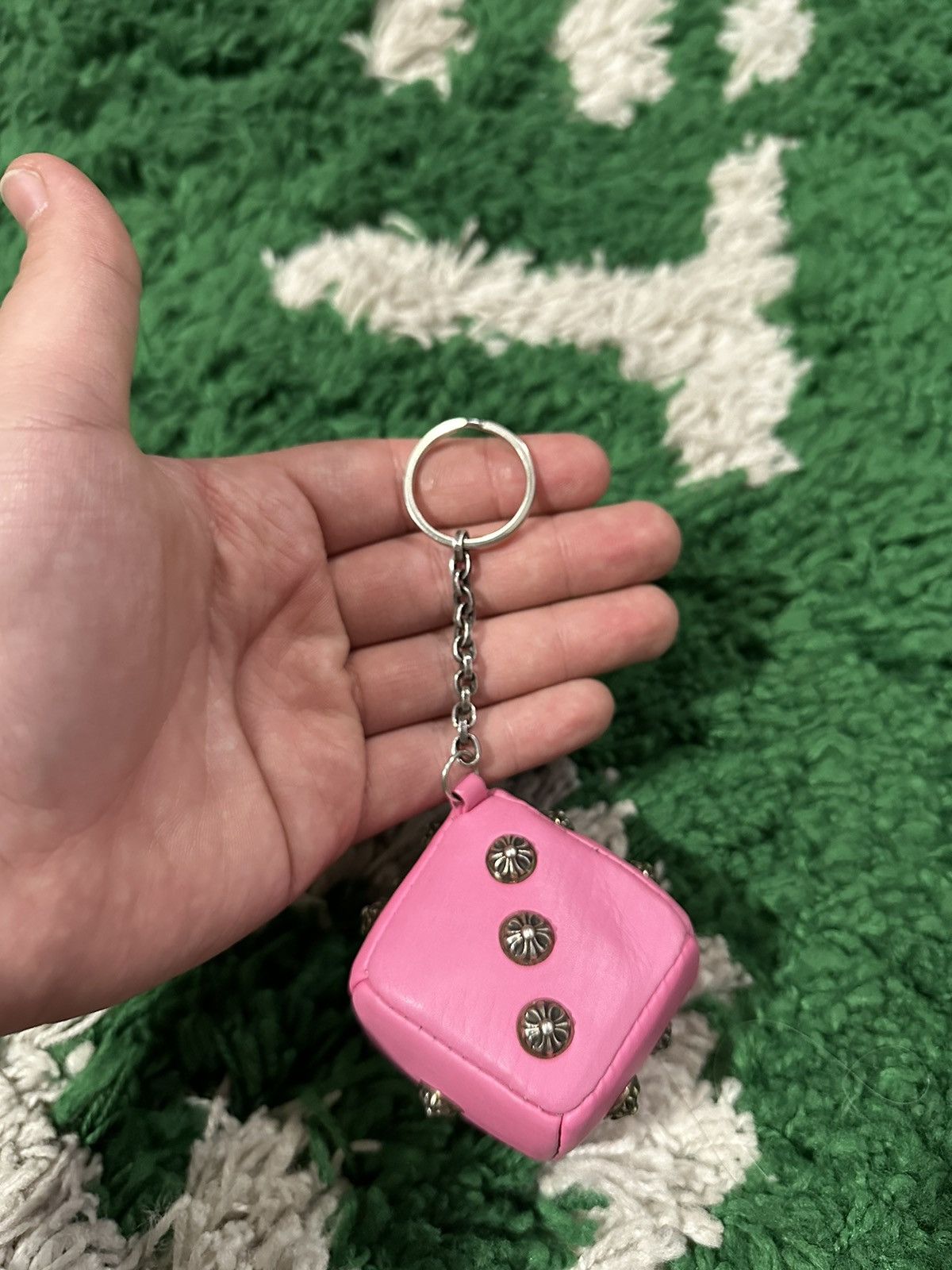 Chrome Hearts Chrome Hearts Pink Dice Paper Keychain Size ONE SIZE - 4 Thumbnail