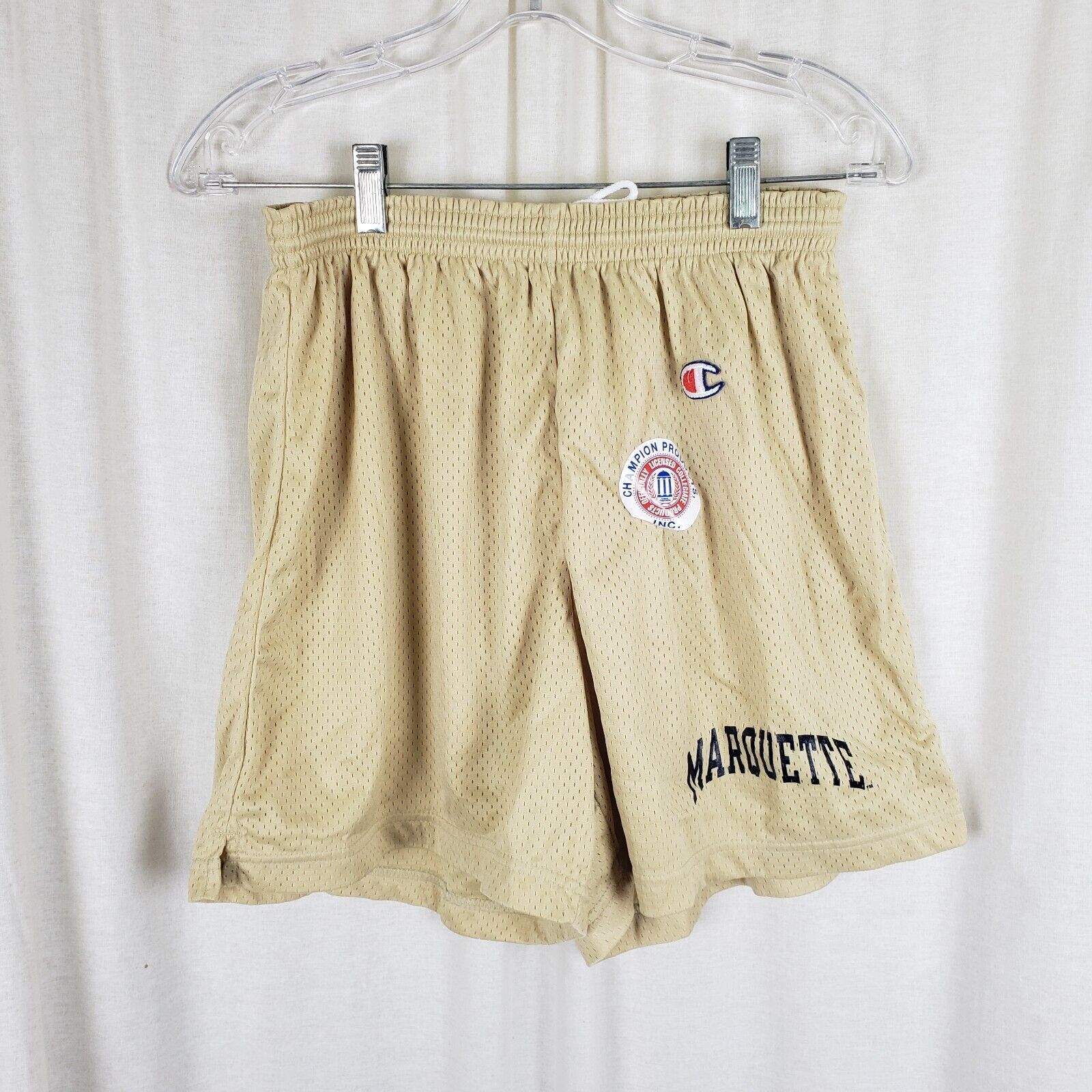 Champion Vtg Champion Marquette Mesh Shorts 36-38 Drawstring NCAA Size US 36 / EU 52 - 1 Thumbnail