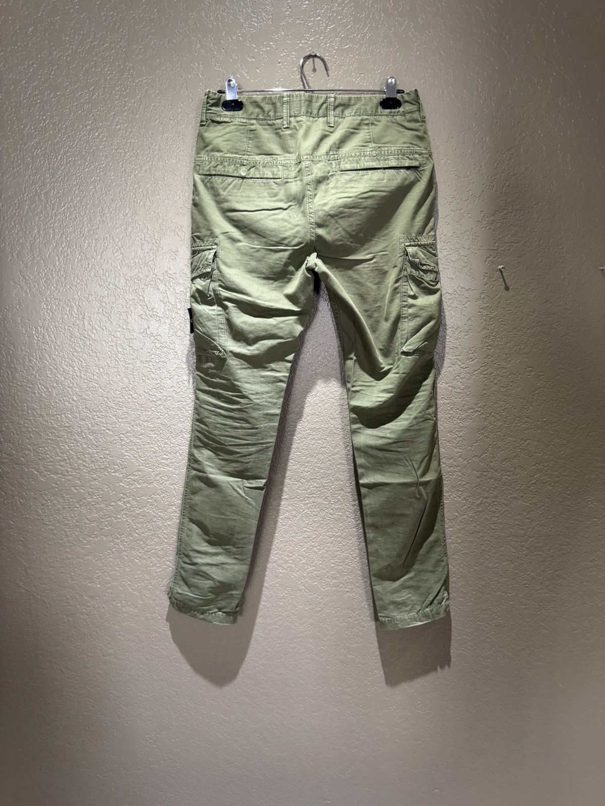 Stone Island Stone Island Skinny Slim Fit Cargo Pants Olive Green Black Size US 30 / EU 46 - 7 Thumbnail