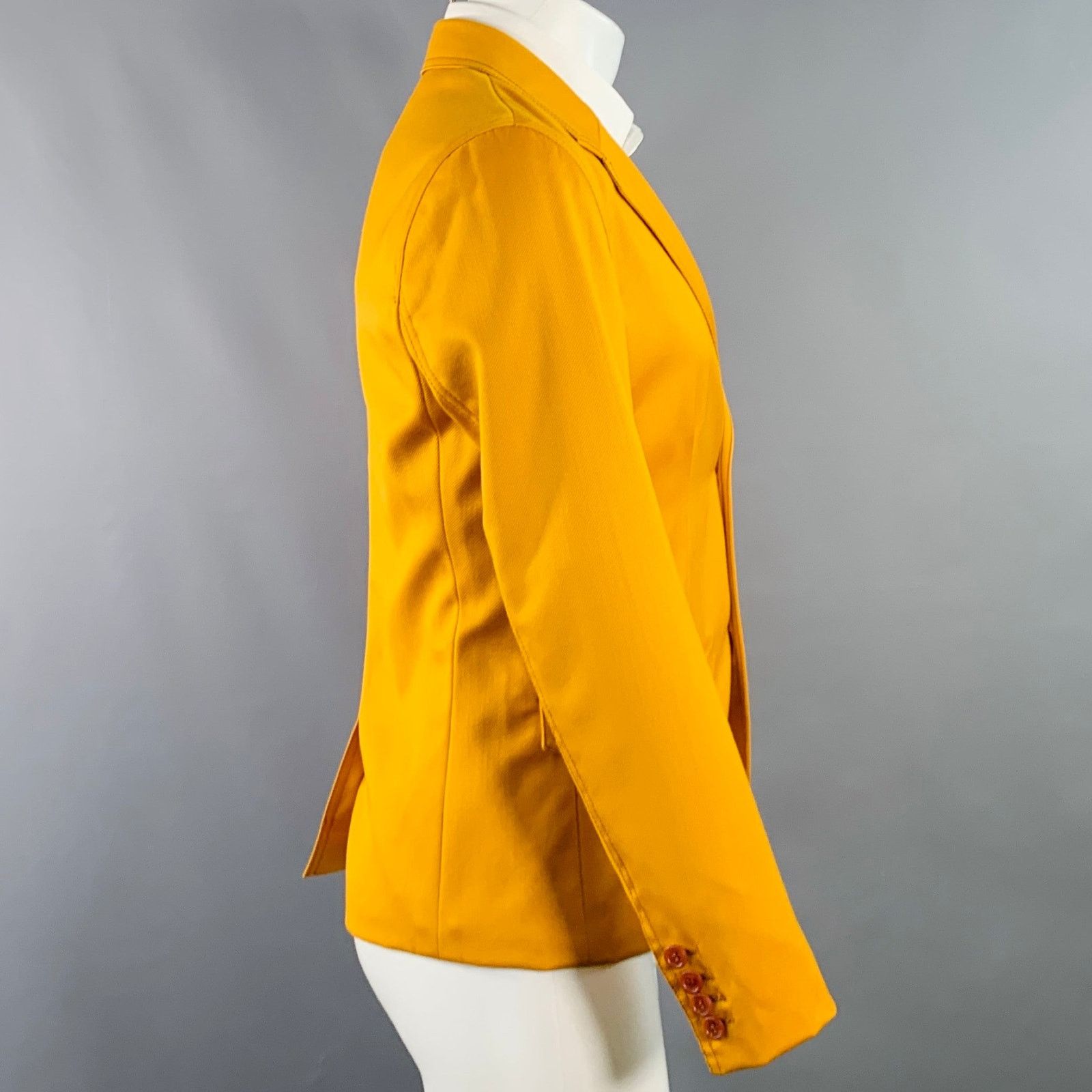 Sies Marjan SIES MARJAN Twill Virgin Wool Contrast Stitch Sport Coat Size 36R - 3 Thumbnail
