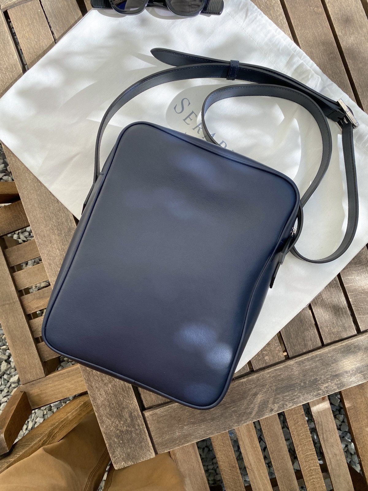 Designer × Serapian Milano Serapian Milano Messenger in Mosaico Weawing Leather Bag Size ONE SIZE - 9 Thumbnail