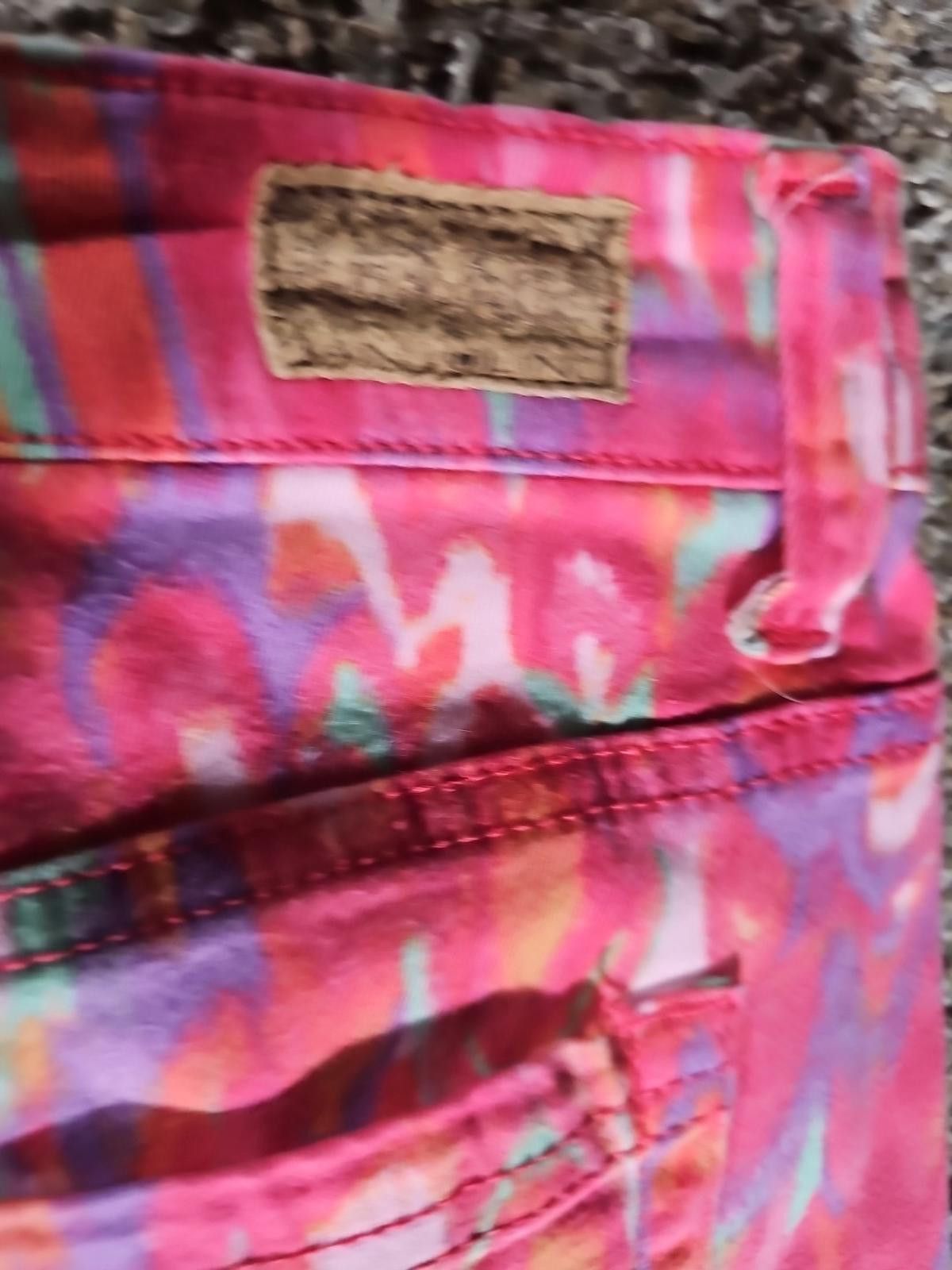 Other Bandolino Sz 8 Bright Tie Dye Pants Size 30" / US 8 / IT 44 - 8 Thumbnail