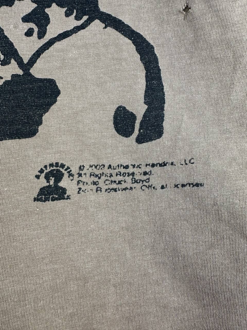 Jimi Hendrix VTG Jimi Hendrix Graphic T-Shirt Single Stitch Distressed Size US L / EU 52-54 / 3 - 11 Thumbnail