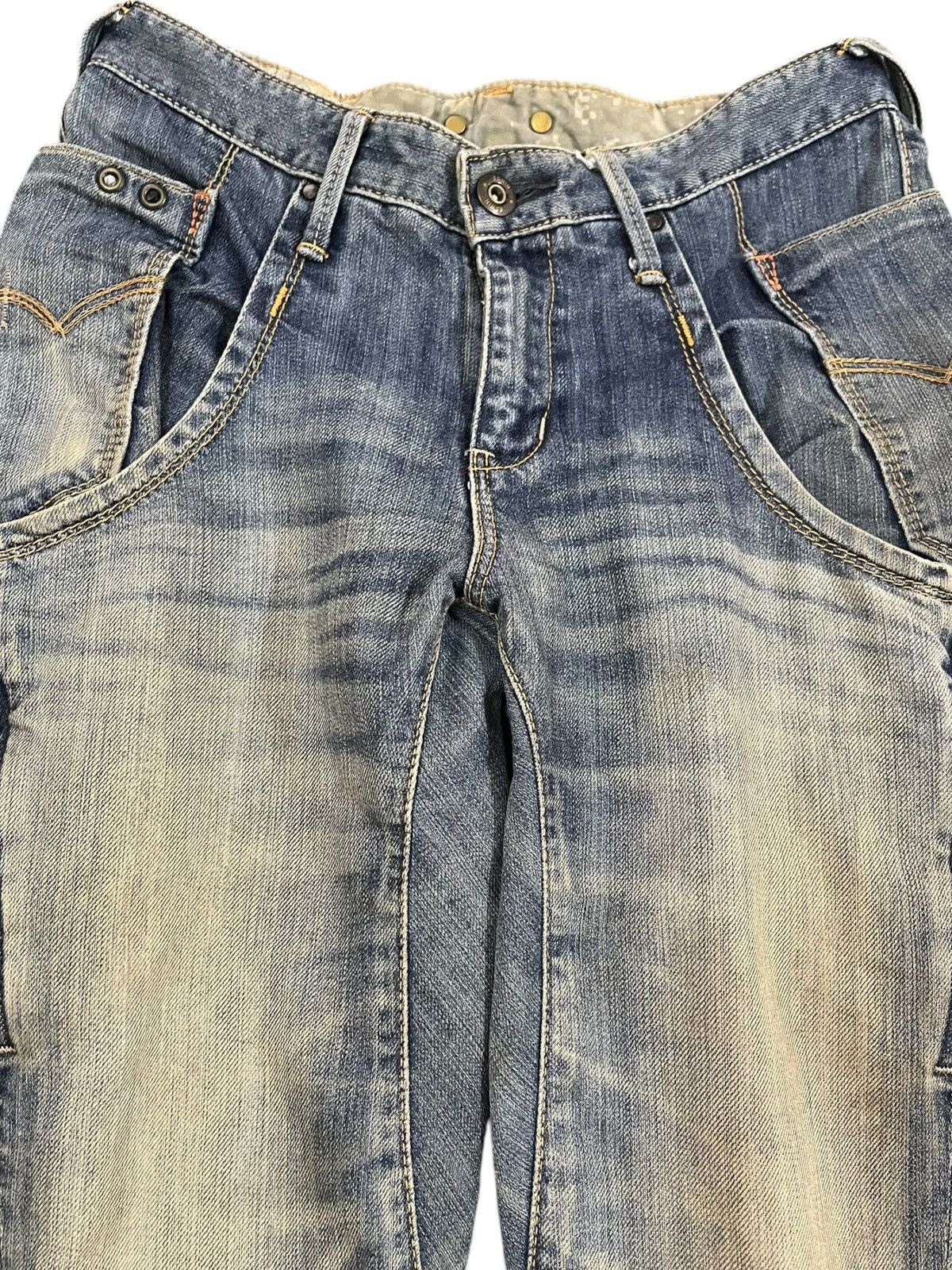 4GSELLER × Edwin Vintage Edwin E Function Baggy Cargo Denim Size US 39 - 2 Thumbnail