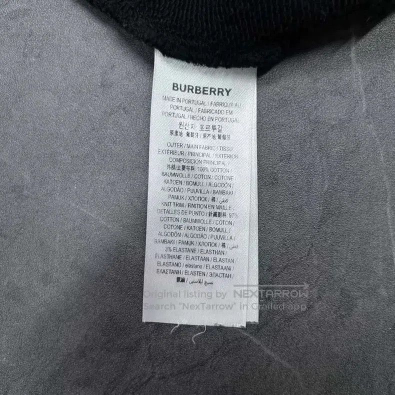 Burberry Burberry Black White Print Hoodie. Size US XL / EU 56 / 4 - 6 Thumbnail
