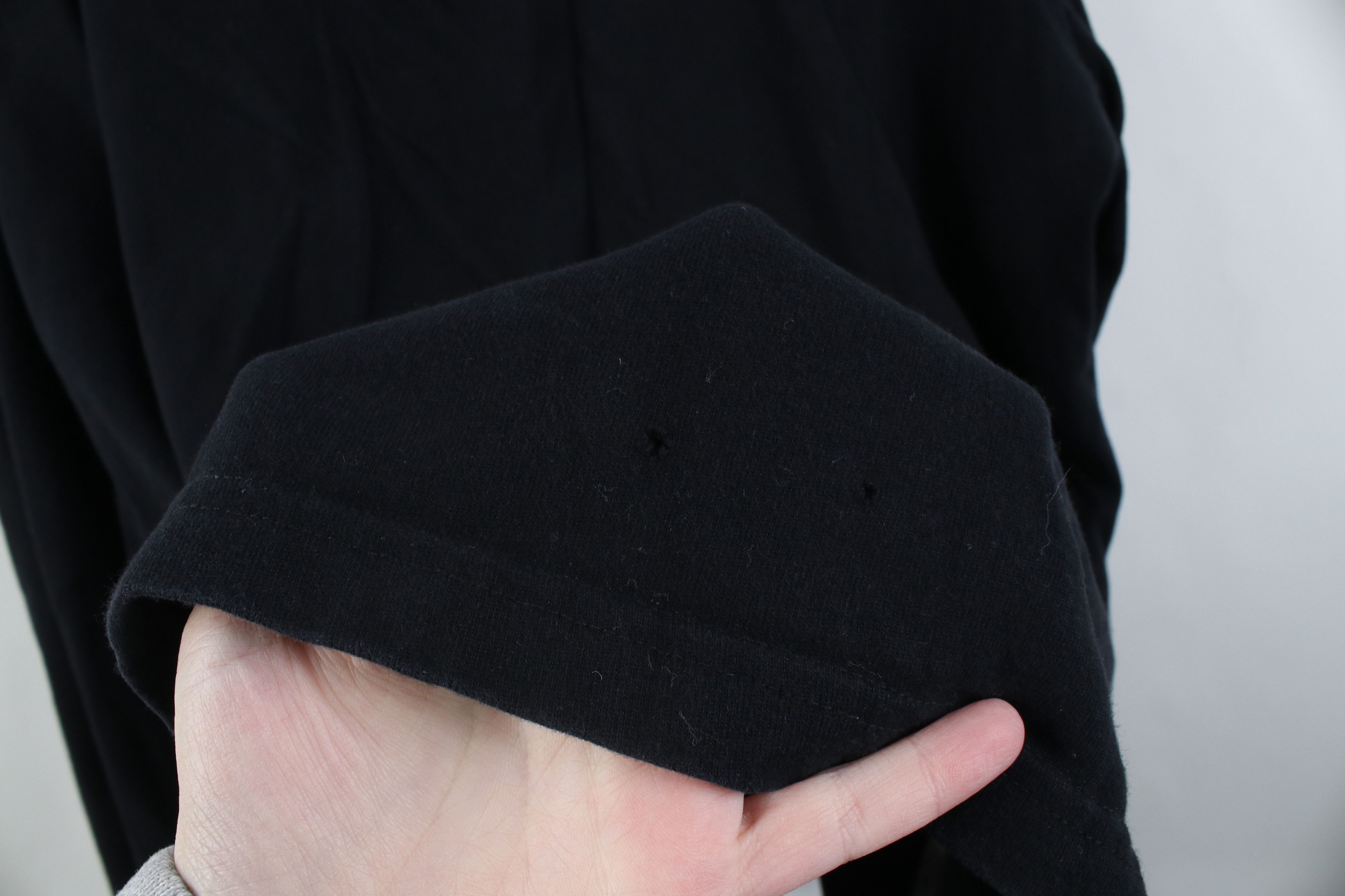 Vintage Vintage 90s Y2K Streetwear Knit Long Sleeve Rugby Polo Black Size US L / EU 52-54 / 3 - 6 Thumbnail
