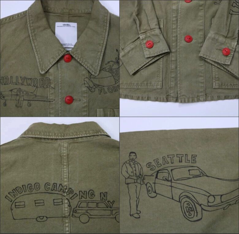 Visvim VISVIM TRAVAIL COVERALL SKETCHES FIL Washed Jacket M (2) Size US M / EU 48-50 / 2 - 7 Thumbnail