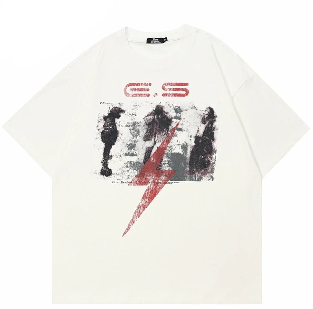 Japanese Brand × Vintage ES Thunder Band Sand Vintage Printed Tshirt Size US L / EU 52-54 / 3 - 1 Thumbnail