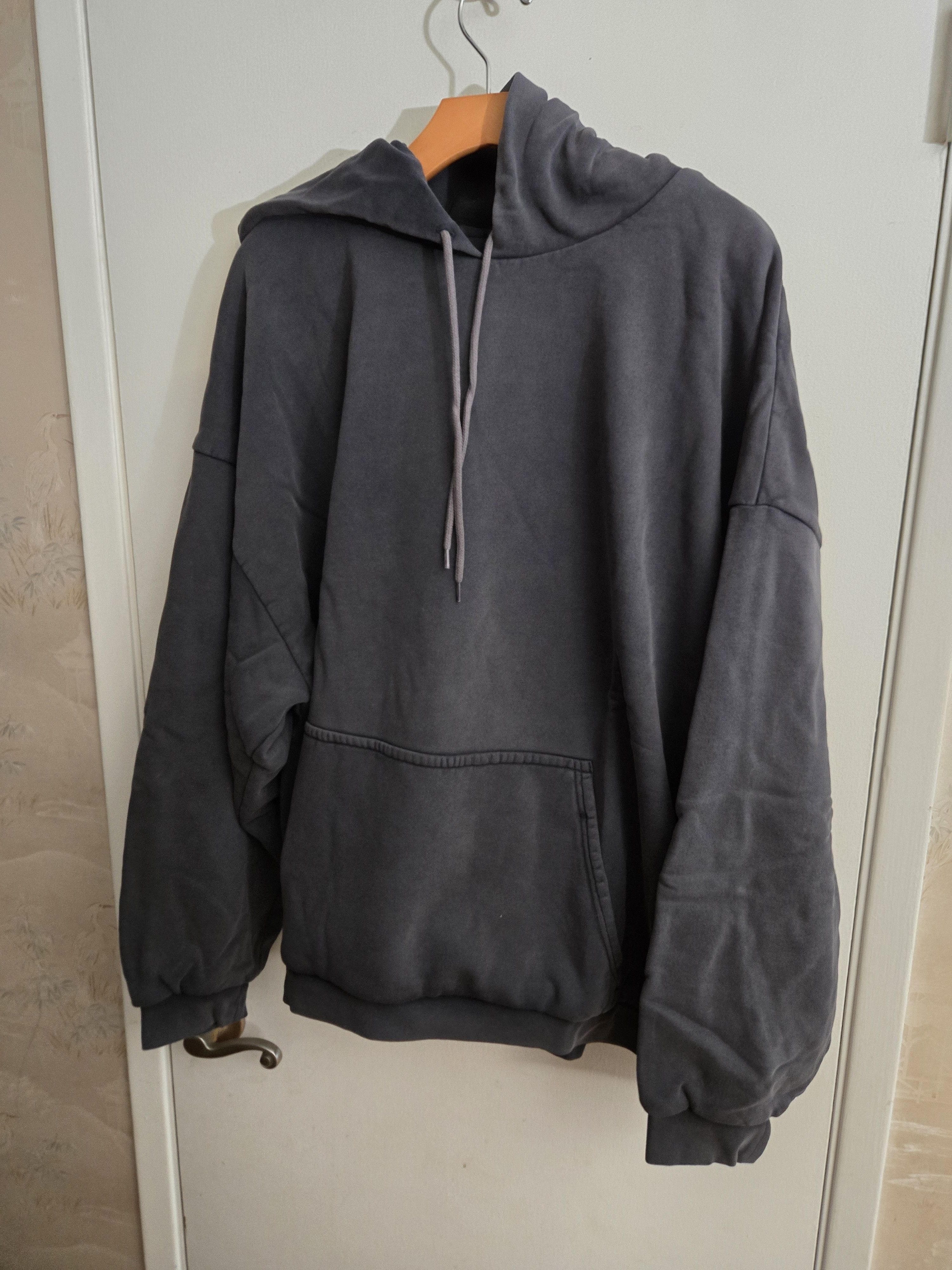 Gap Yeezy gap logo hoodie dark grey Size large | Grailed