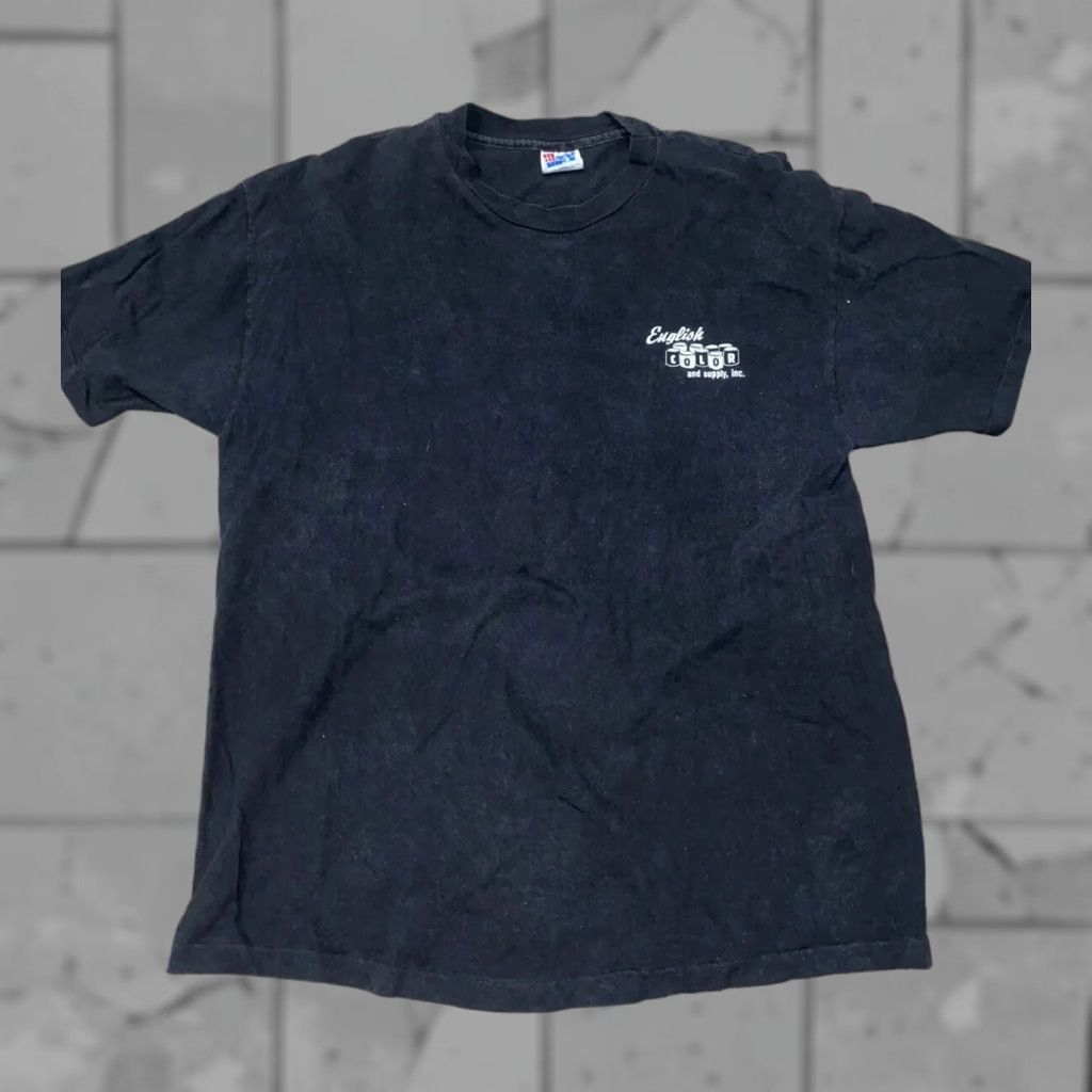 Hanes Vtg Hanes English Color and Supply Co T shirt Mens XL Black T-Shirt Mens XL Size US XL / EU 56 / 4 - 1 Thumbnail