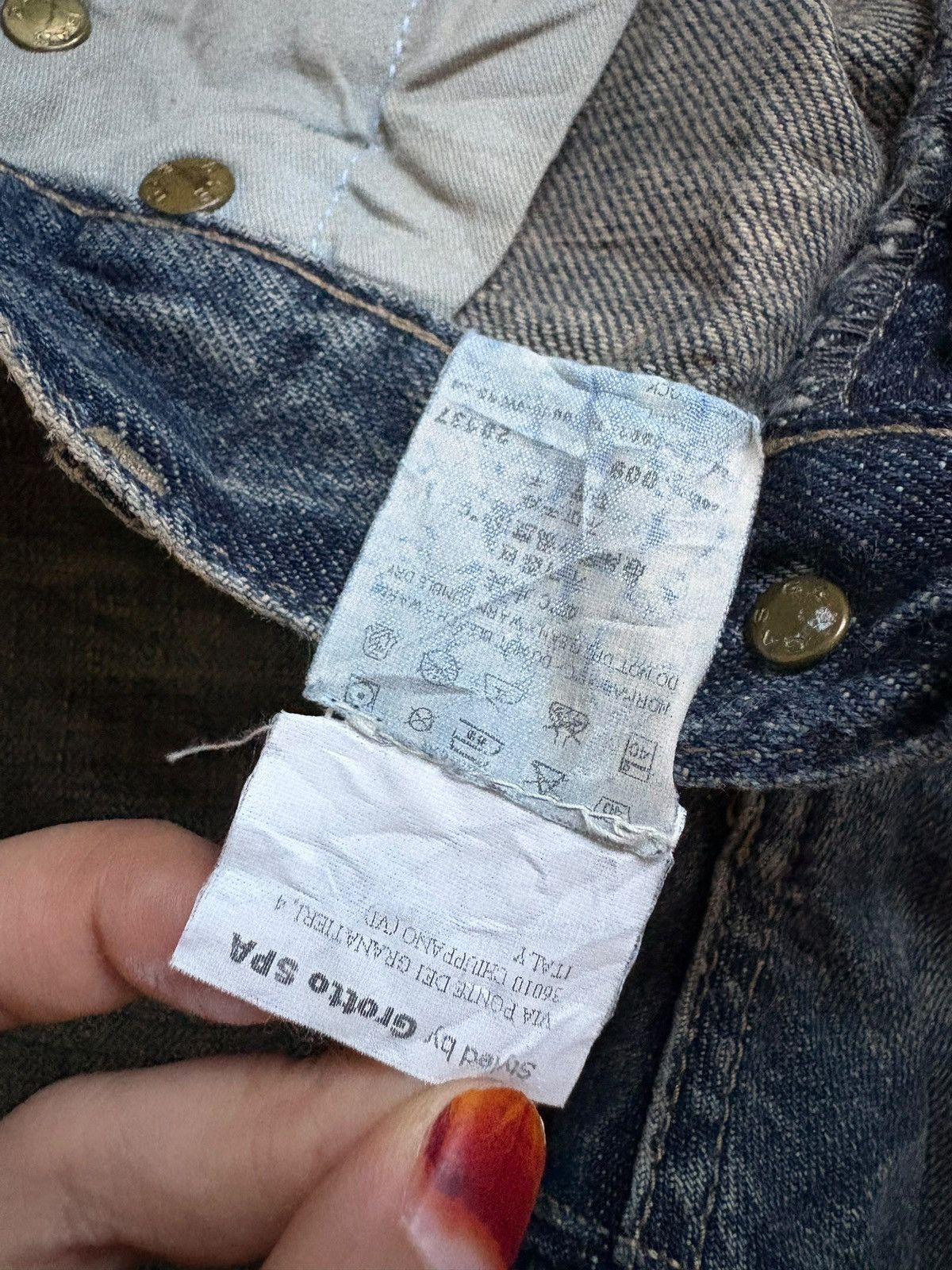 Japanese Brand × Tornado Mart Vintage Japanese Brand Rusty Mud Wash Bootcut Flare Jeans Size US 30 / EU 46 - 11 Thumbnail