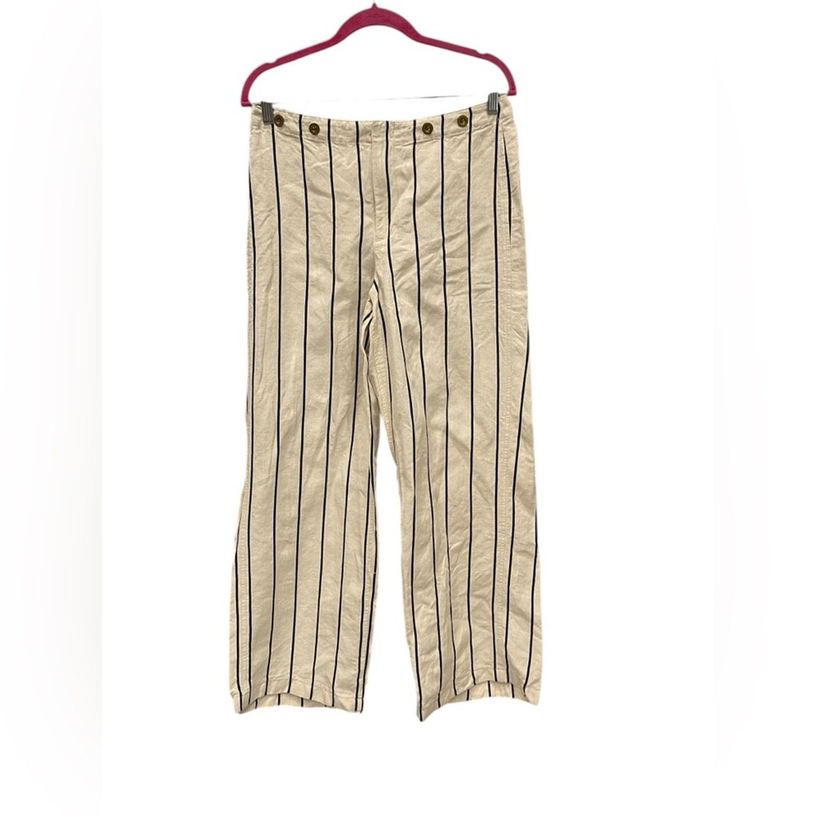 Polo Ralph Lauren linen striped pants size:8