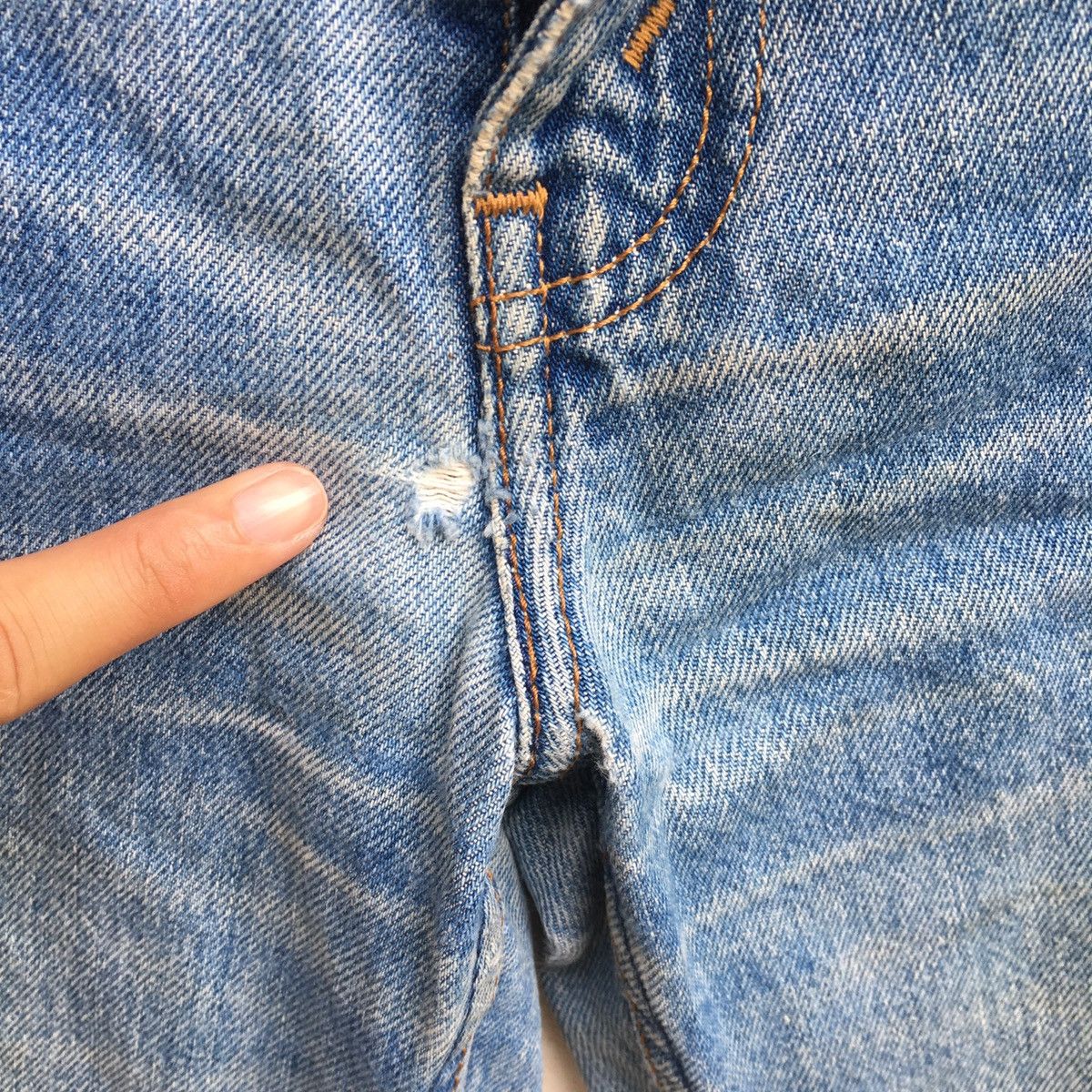 Levi's × Vintage 90s Vintage Levis 515 Jeans Distressed Grunge Size US 35 - 6 Thumbnail