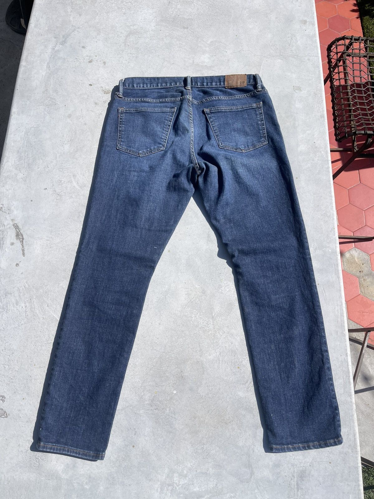 Vintage Dark Wash Gap Jeans Size US 33 - 4 Thumbnail