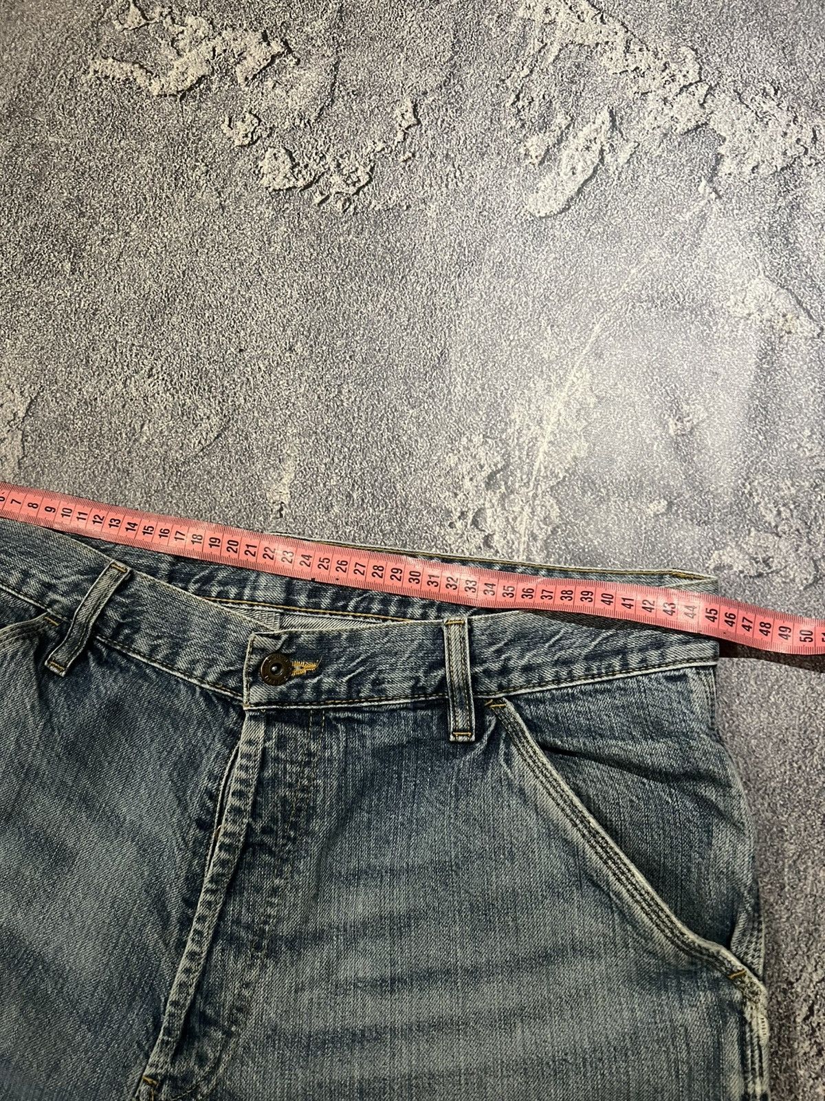 Vintage Washed Vintage Workwear Carpenter Jean Retro Style 90s Size US 35 - 11 Thumbnail