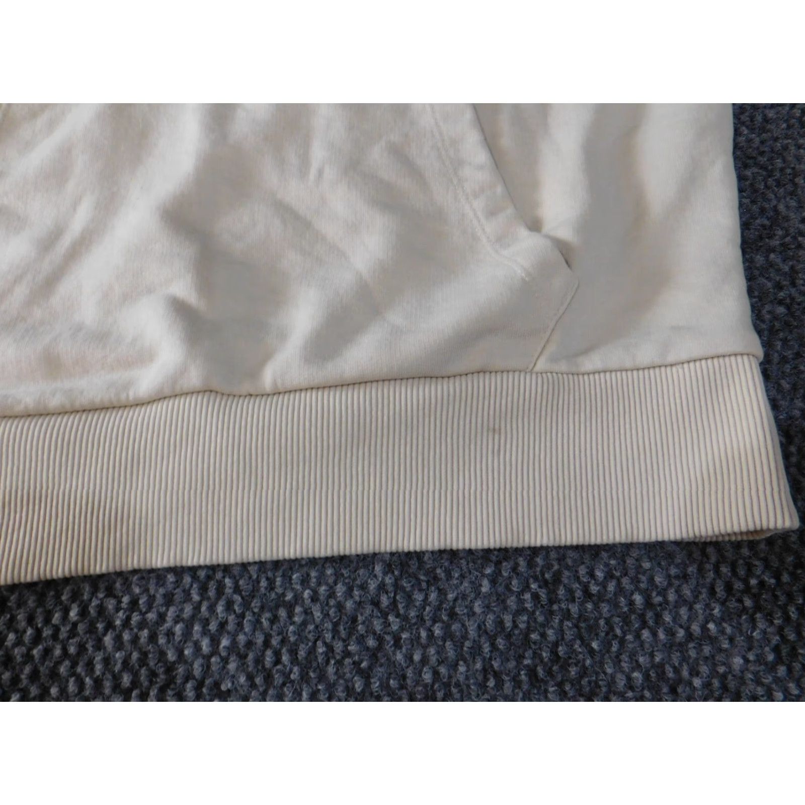 Zara Zara Hoodie Mens Medium Beige Pullover Knit Zip Pockets Zipper Regular Short description: Good condition but there are blemishes lower front portion Size US M / EU 48-50 / 2 - 5 Thumbnail