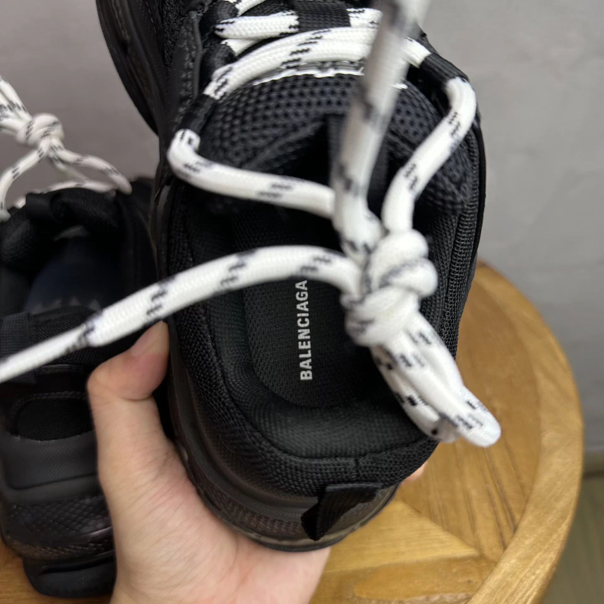 Balenciaga Balenciaga Triple S Black 37 98 New Box & Dust Bag Size US 6 / IT 36 - 7 Thumbnail