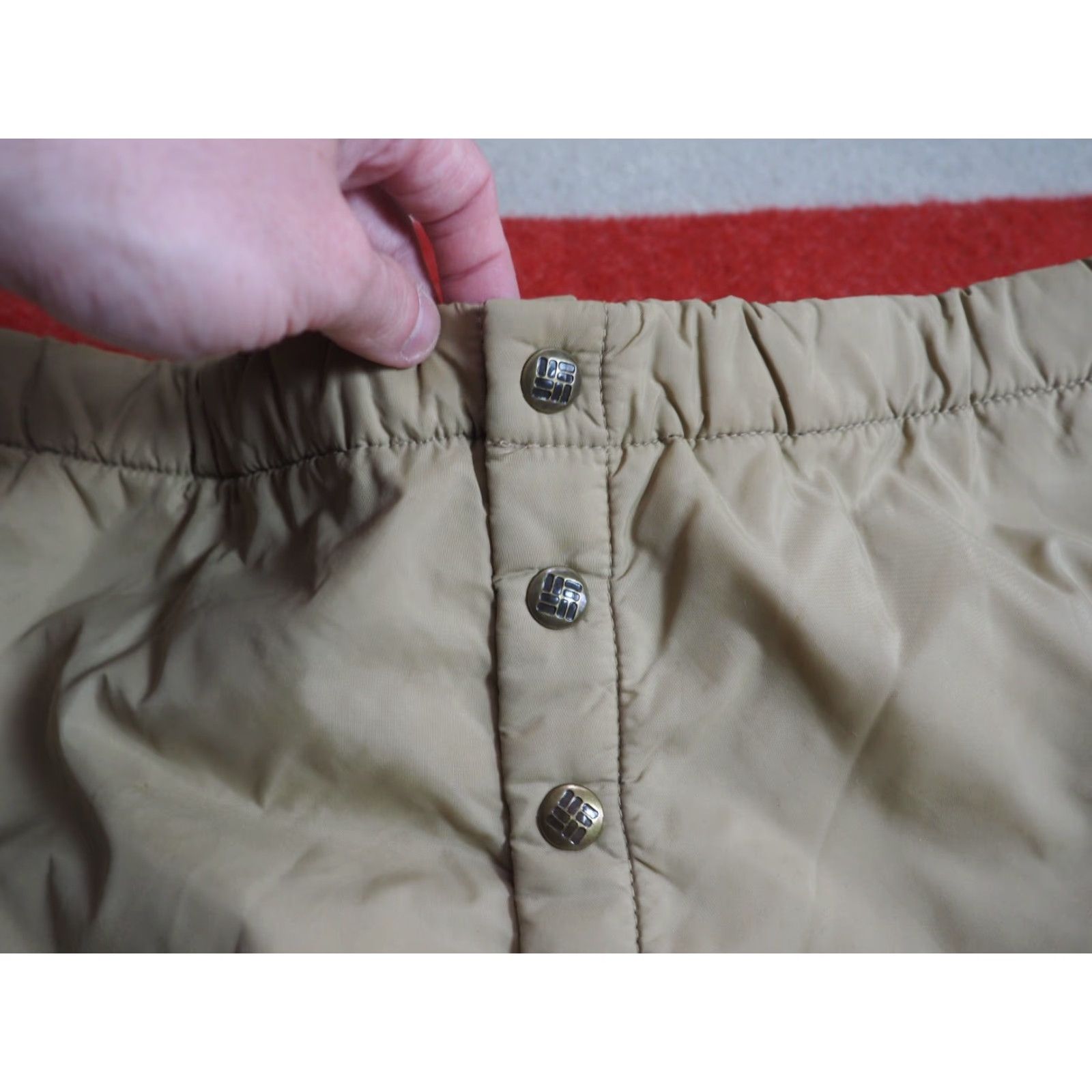 Vintage VINTAGE Columbia Beige Tan Insulated 34x31 Puffer Outdoor Hiking Pants M Size US 34 / EU 50 - 7 Thumbnail
