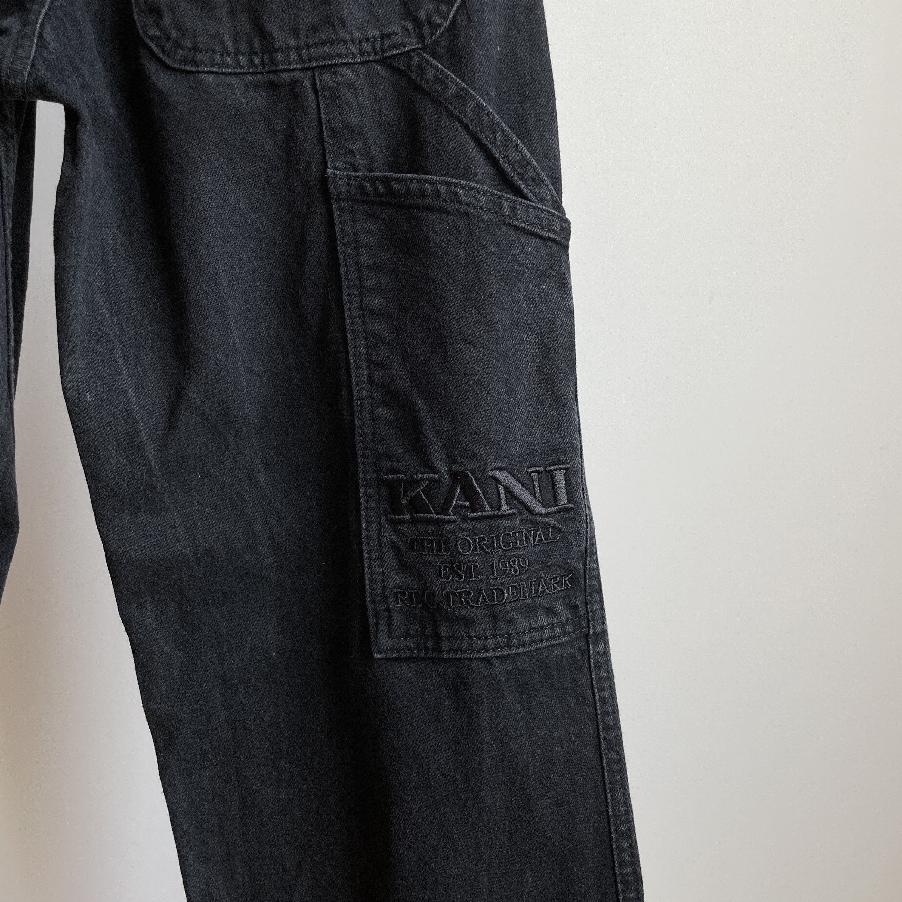Karl Kani Karl Kani Carpenter Black Denim Size 30 Size US 30 / EU 46 - 9 Thumbnail