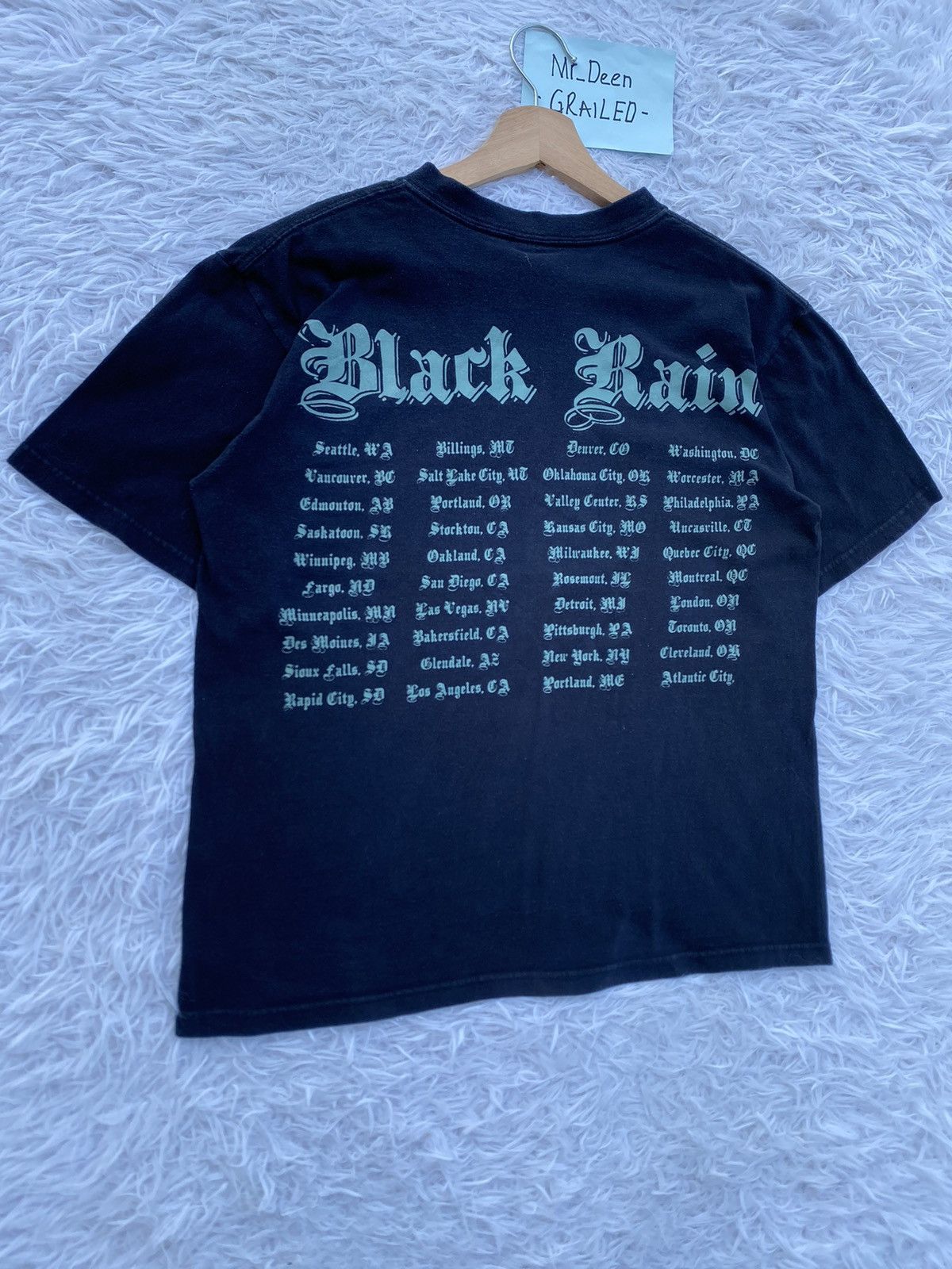 Band Tees Rare Vintage Ozzy Osbourne “Black Rain” Tshirt Size US M / EU 48-50 / 2 - 18 Thumbnail