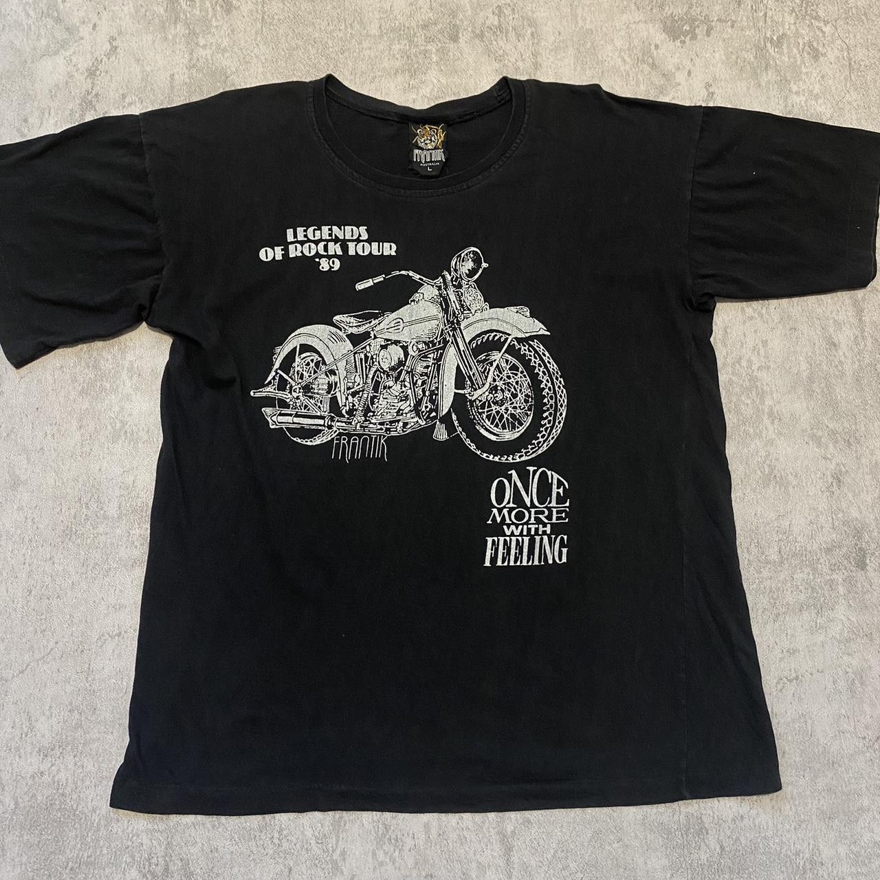 Other 1989 Legends of Rock Tour black tee Motorcycle Size US L / EU 52-54 / 3 - 1 Thumbnail