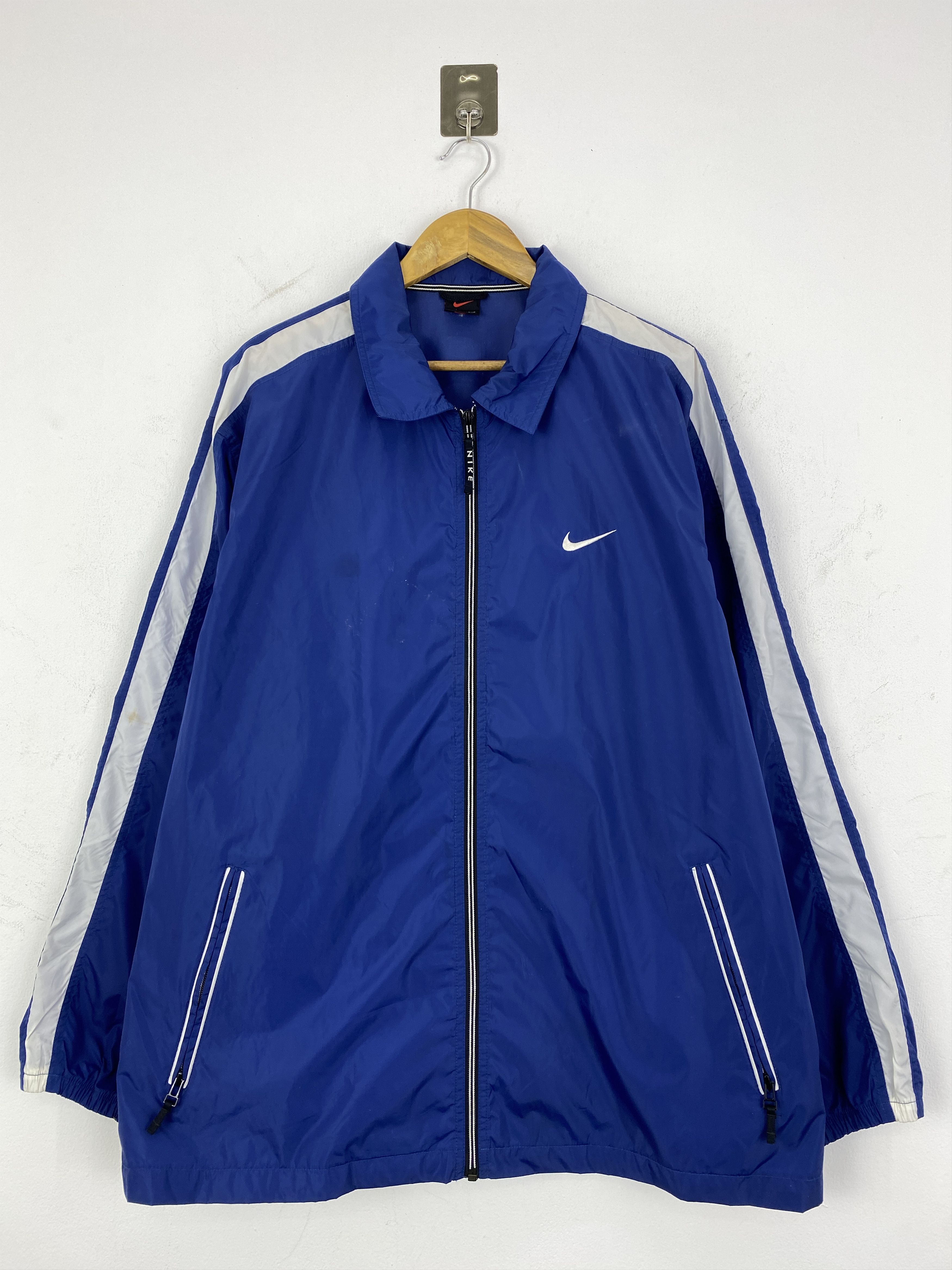 Nike Vintage 90s Nike Zipper Up Light Jacket Windbreaker WN0004 Size US L / EU 52-54 / 3 - 1 Thumbnail