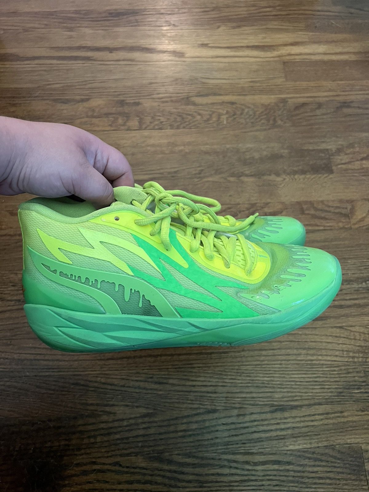 Puma Puma LeMelo Ball MB.02 Nickelodeon Slime Mens Size 10 Green Size US 10 / EU 43 - 1 Thumbnail