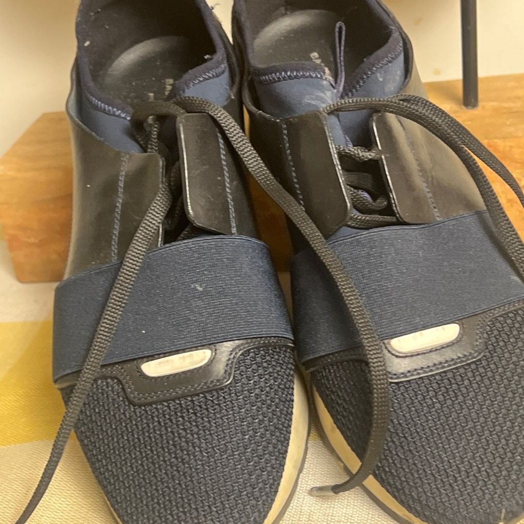 Balenciaga Balenciaga race leather trainer Size US 8 / IT 38 - 7 Thumbnail