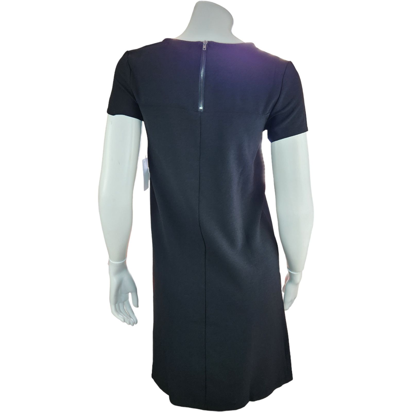 Chelsea Soccer Chelsea 28 Womens XXS Black Midi Shift Dress NWT Summer Size XS / US 0-2 / IT 36-38 - 8 Thumbnail