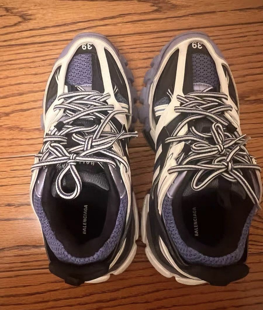 Balenciaga Balenciaga Track White Purple Size US 9 / IT 39 - 7 Thumbnail