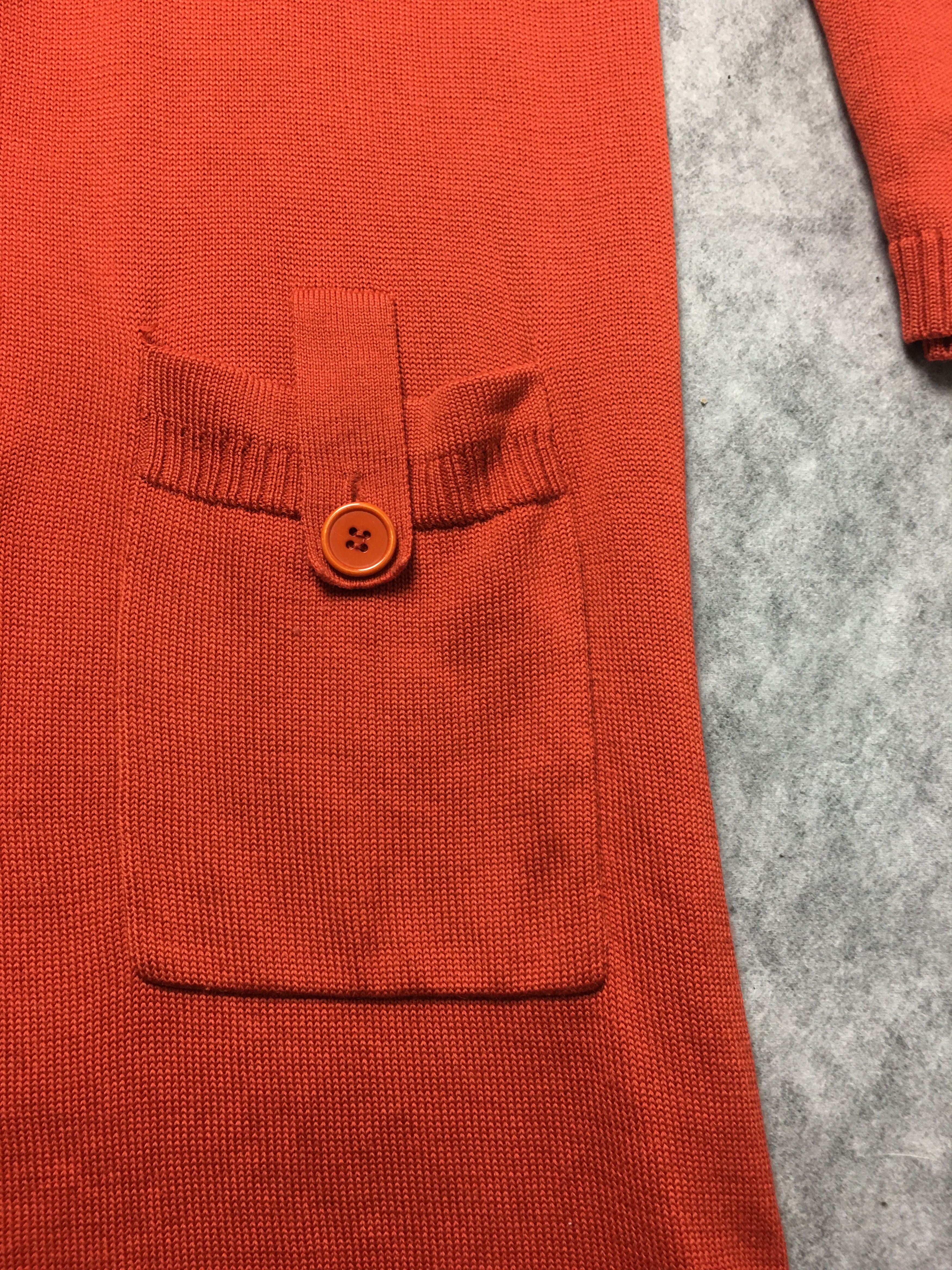 Marimekko Marimekko Cotton Blend Orange Knit Dress Size M Size M / US 6-8 / IT 42-44 - 9 Thumbnail