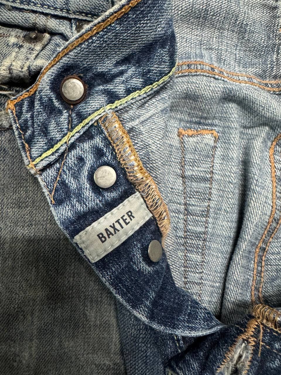 Vintage THRASHED 90s Style Abercrombie Rusty Distressed Flare Jean Size US 35 - 17 Thumbnail
