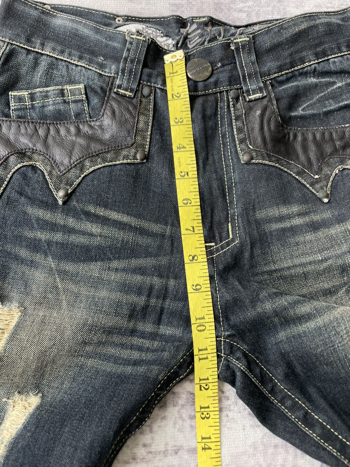 Japanese Brand × Tornado Mart × semanticdesign Big Train Studed Tornado Mart Style Jeans Size US 30 / EU 46 - 18 Thumbnail