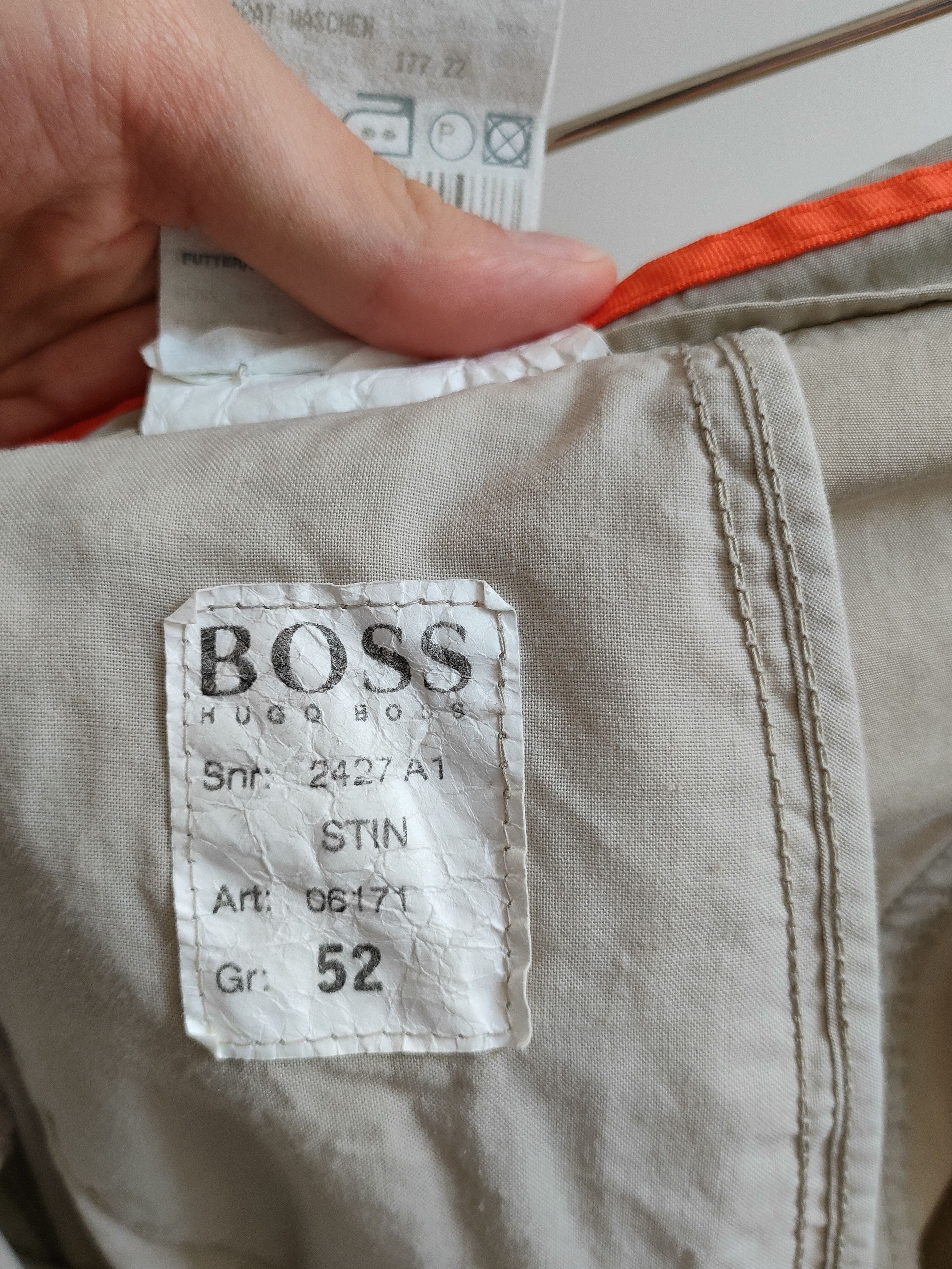 Hugo Boss 2000s Boss Orange Concealed Knee Pockets Chinos Size US 36 / EU 52 - 12 Thumbnail