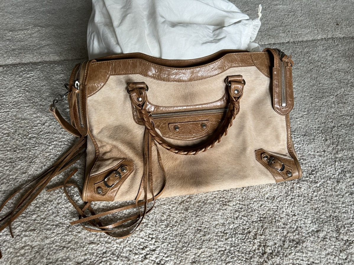 Balenciaga Balenciaga City Bag Brown Pony Style Calfskin Grailed