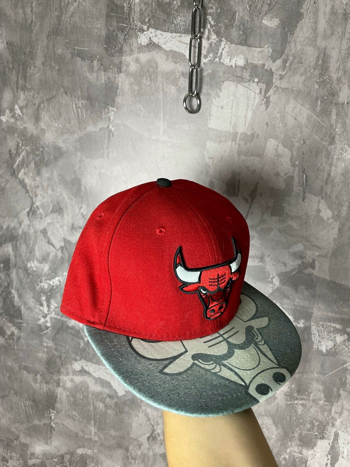 NBA × Vintage Vintage Chicago bulls 90s embroidered hat grafitty nba cap Size ONE SIZE - 1 Thumbnail