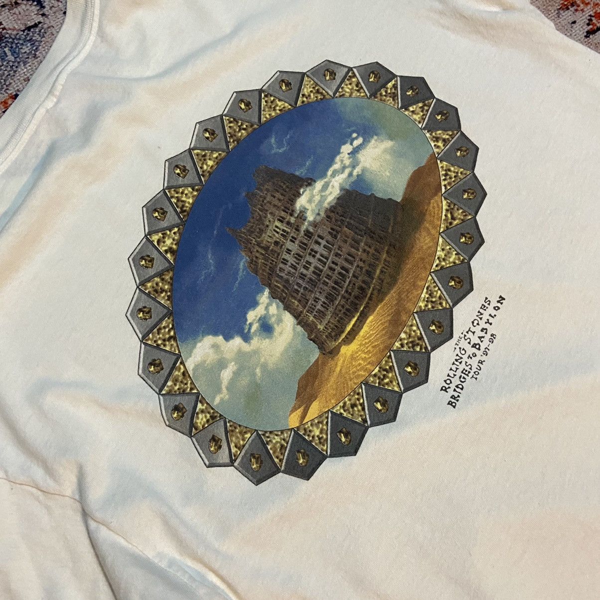 Anvil × Band Tees × The Rolling Stones 90s Band Tee The Rolling Stones Bridges To Babylon Size US L / EU 52-54 / 3 - 6 Thumbnail