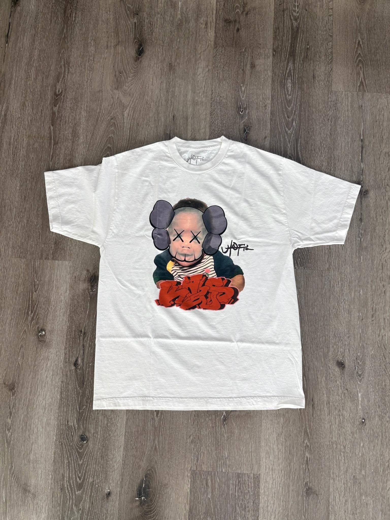 Kaws Travis Scott x KAWS "Utopia" I Tee (White) Size US L / EU 52-54 / 3 - 1 Thumbnail
