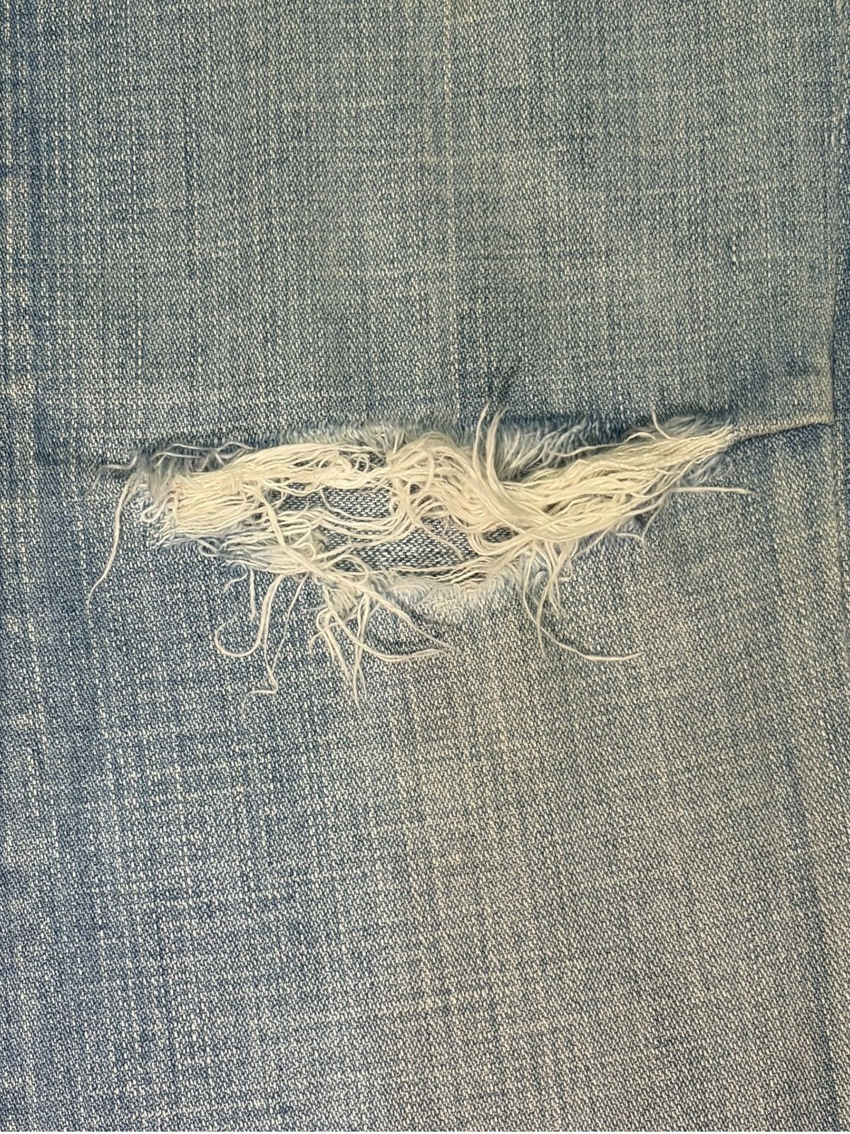 Diesel Vintage Yanuk Distressed Low Rise Flare Jeans Size 28" / US 6 / IT 42 - 3 Thumbnail