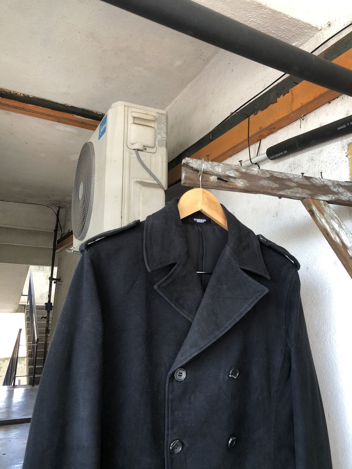If Six Was Nine 🥷Tornado Mart Japan Punk Double Collar Cotton Jacket Size US L / EU 52-54 / 3 - 6 Thumbnail