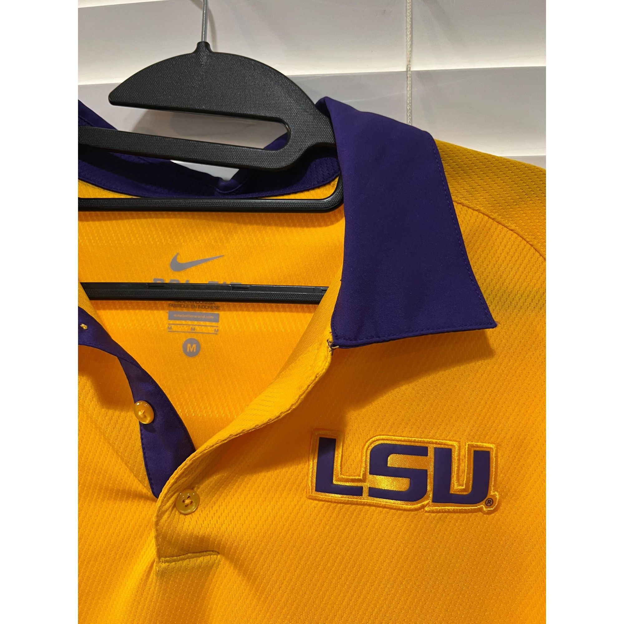 Nike Nike LSU Tigers Polo Shirt - Size M Size US M / EU 48-50 / 2 - 2 Thumbnail