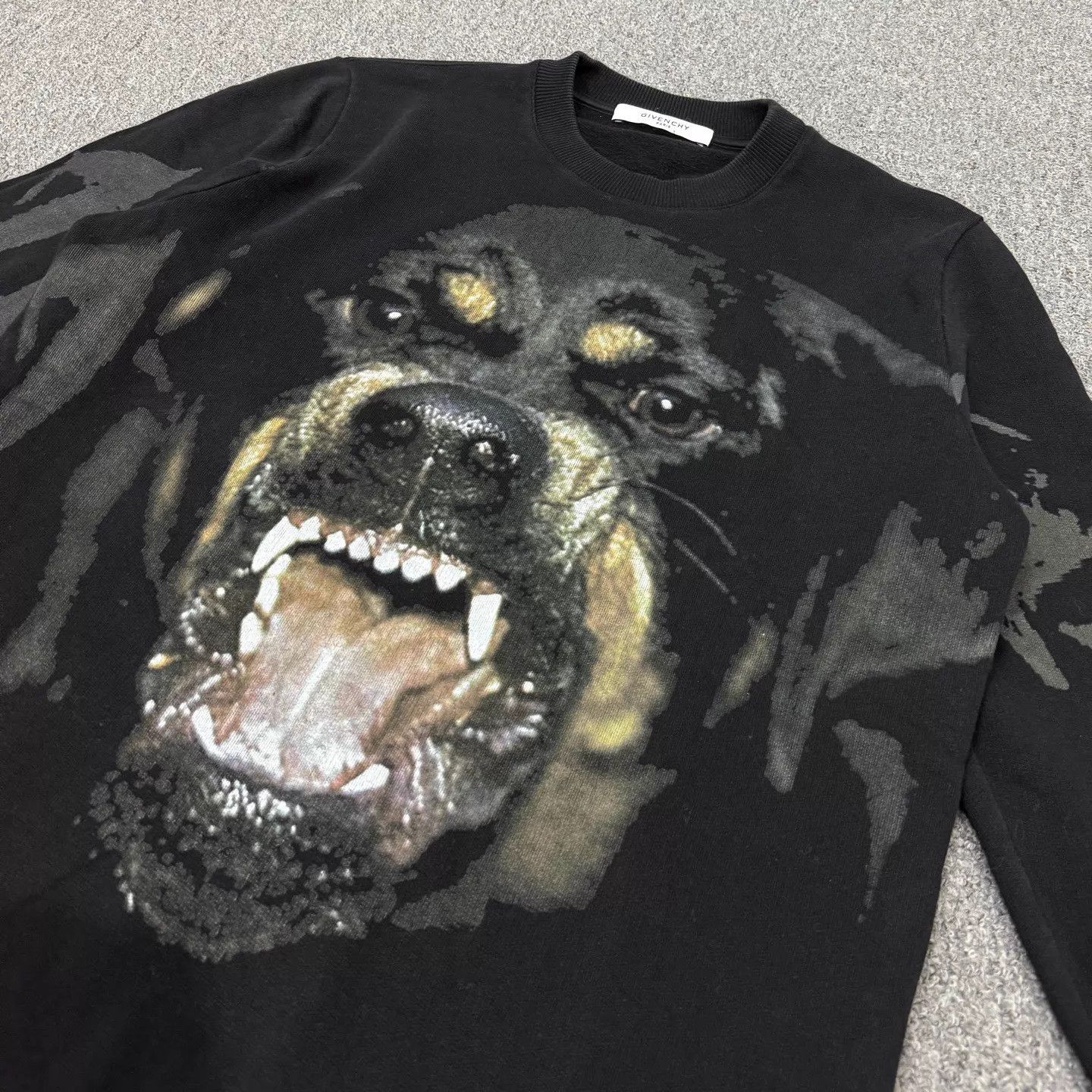 Givenchy Givenchy Black Dog Head Logo Sweatshirt S Size US S / EU 44-46 / 1 - 3 Thumbnail