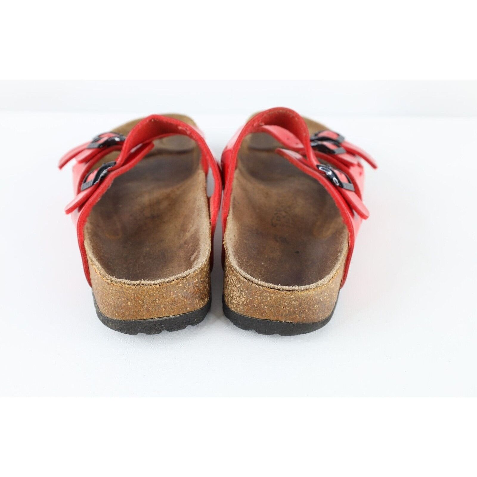 Birkenstock × Vintage Vintage Birkenstock Distressed Patent Leather Buckle Sandals Size US 6 / IT 36 - 5 Thumbnail