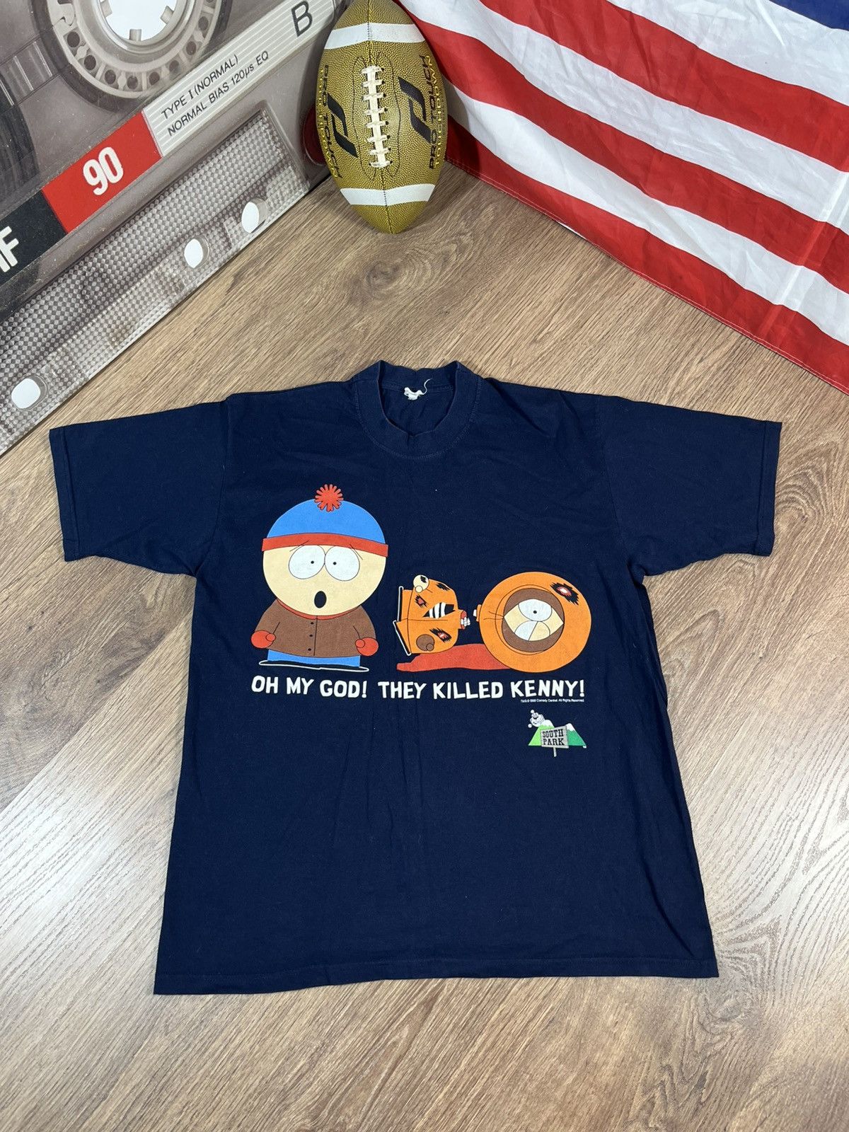 Cartoon Network Vintage South Park 1998 They Killed Kenny T Shirt Size US L / EU 52-54 / 3 - 1 Thumbnail