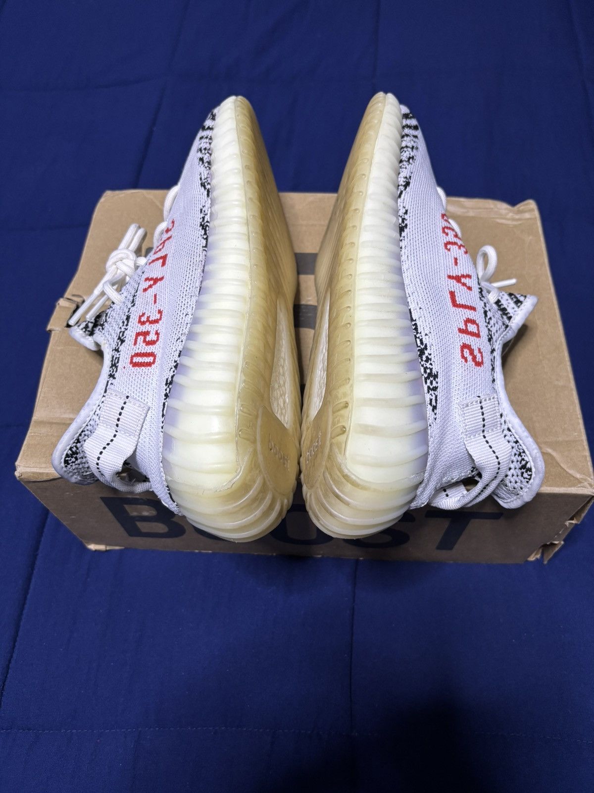 Adidas Adidas Yeezy Boost 350 V2 Zebra Size 10 Size US 10 / EU 43 - 2 Thumbnail